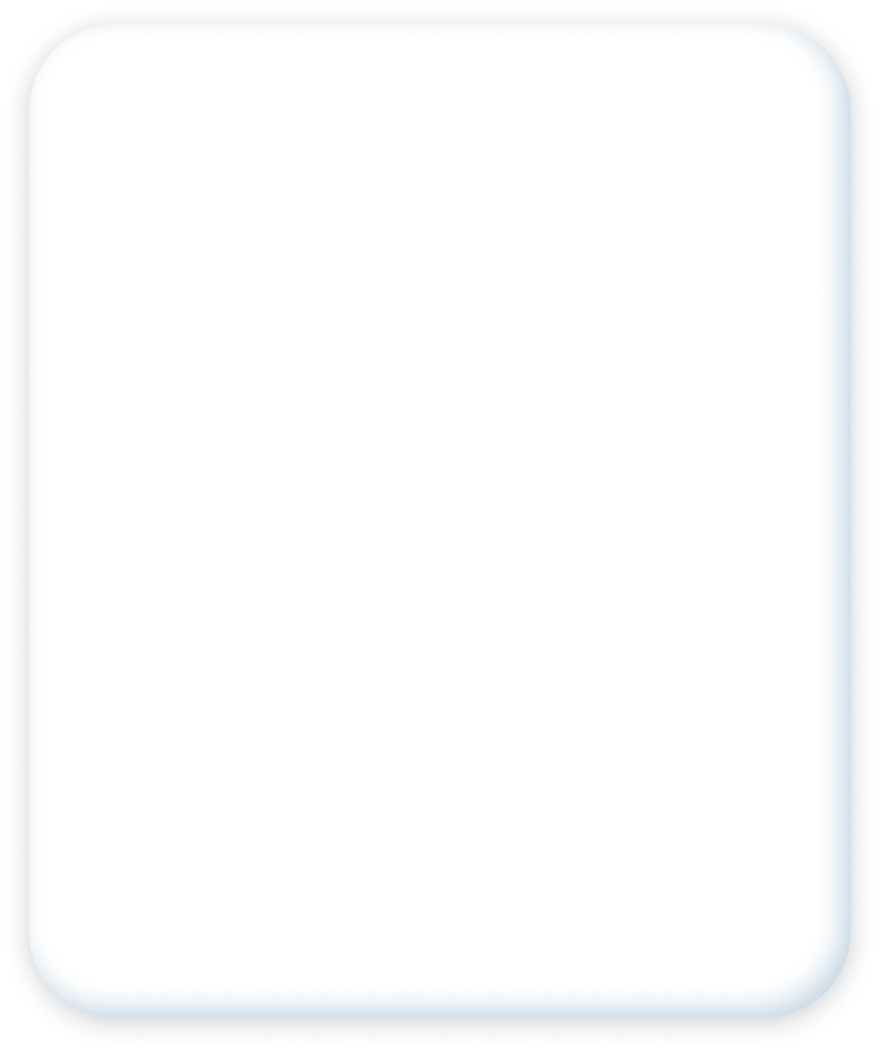 A blank white sheet of paper on a rounded black and white background.