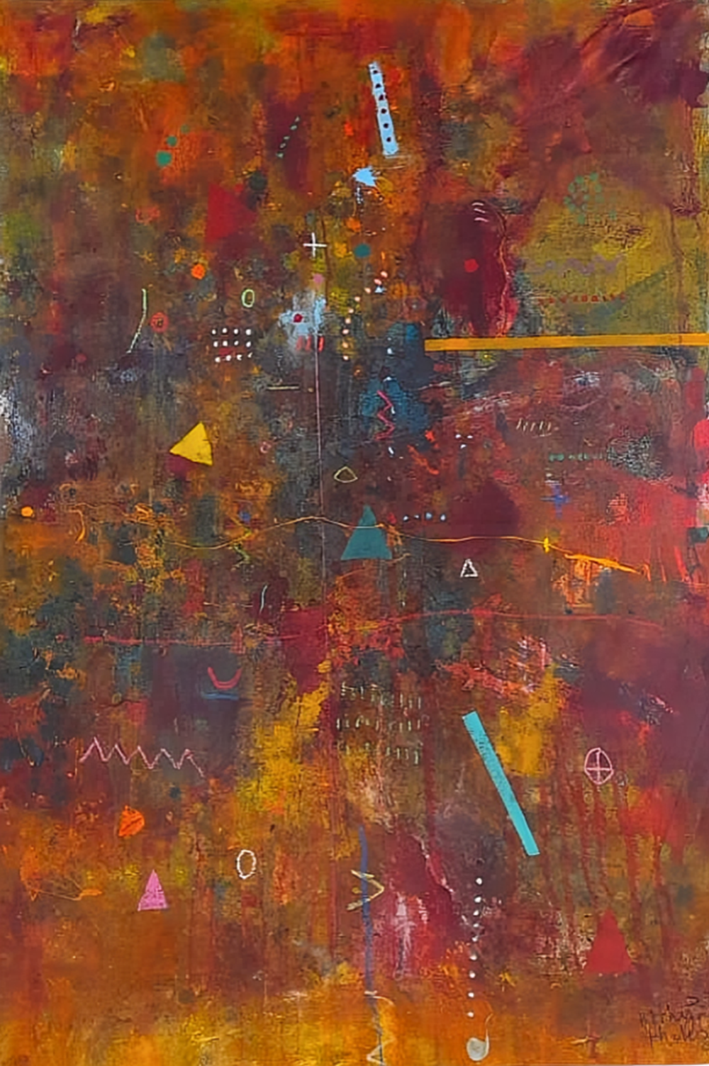 Earth Tones C Triptych II ,2023 ||
Thokozani Mthiyane 
Earth Tones C Triptych II ,2023 
From the Earth Tones Series 
Part of Earth Tones C Triptych 
mud (earth), acrylic, coffee and mixed media on canvas
39"  x  61" in