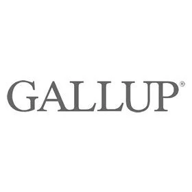Gallup logo in gray text on a white background.