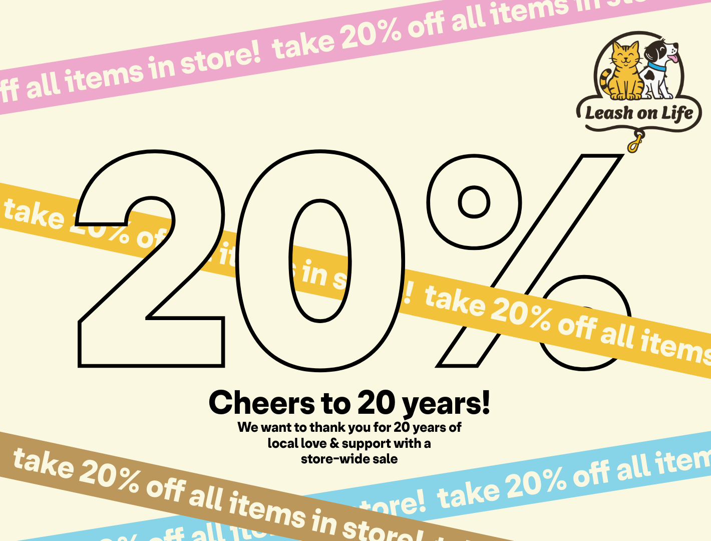 20th Anniversary Sale! 