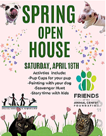 Spring Open House | Iowa City Animal Care & Adoption Center 