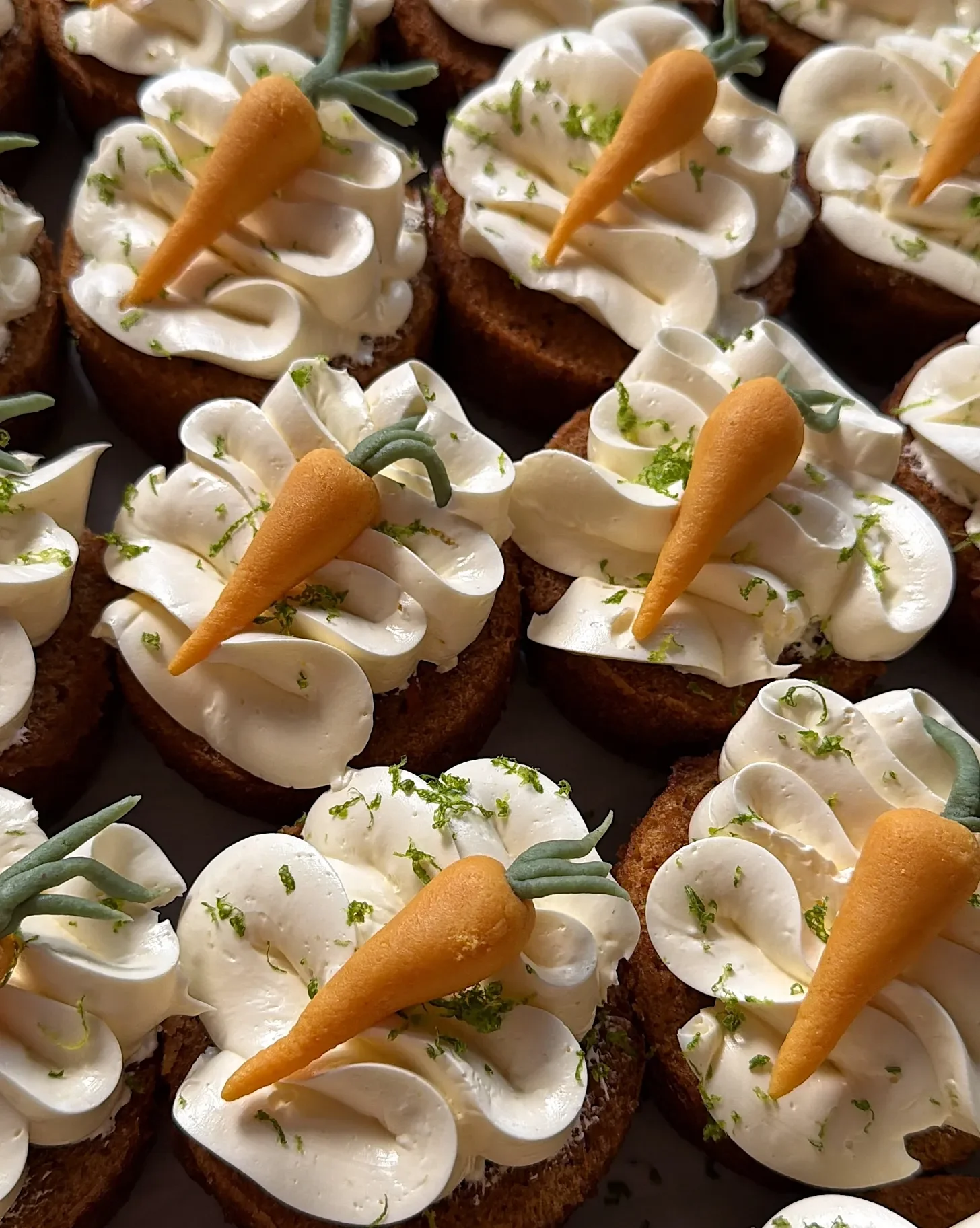 Carrot Mini Cakes with Lime SMBC