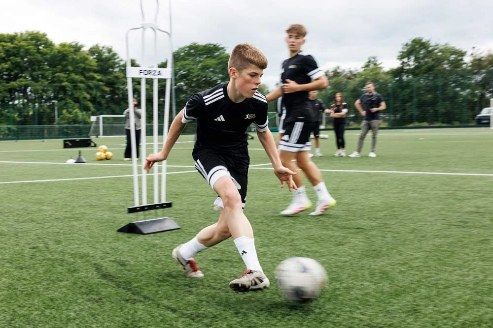 Private soccer coaching session in Melbourne preparing a junior player for NPL trials