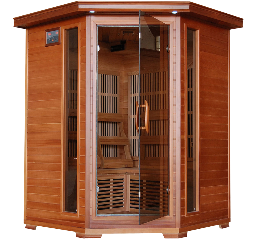 Hudson Bay- 3 Person Cedar Infrared Sauna