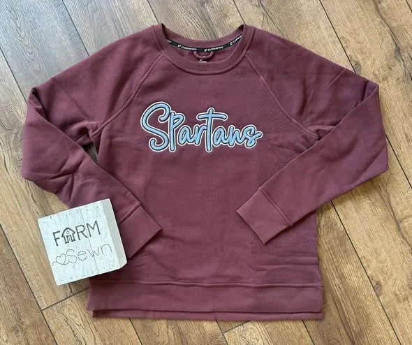 Puff Embroidery Sweatshirt