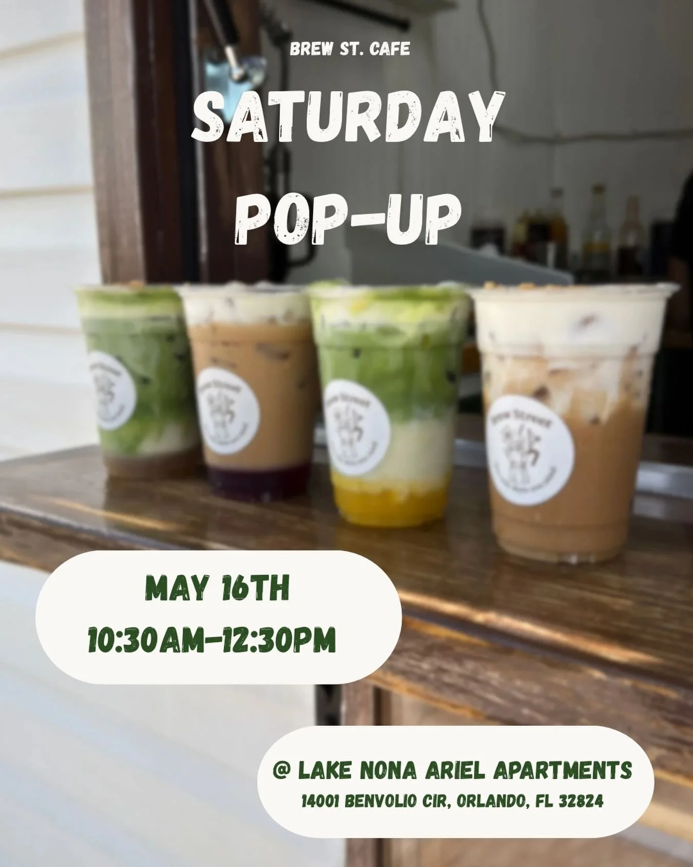 Only one pop up this week!

New summer lineup is officially out, come try it ☕️

#brewstcafe #coffeetrailer #orlando #fl #smallbuisness