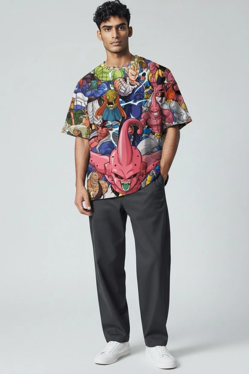 Anime Character Collage T-Shirt