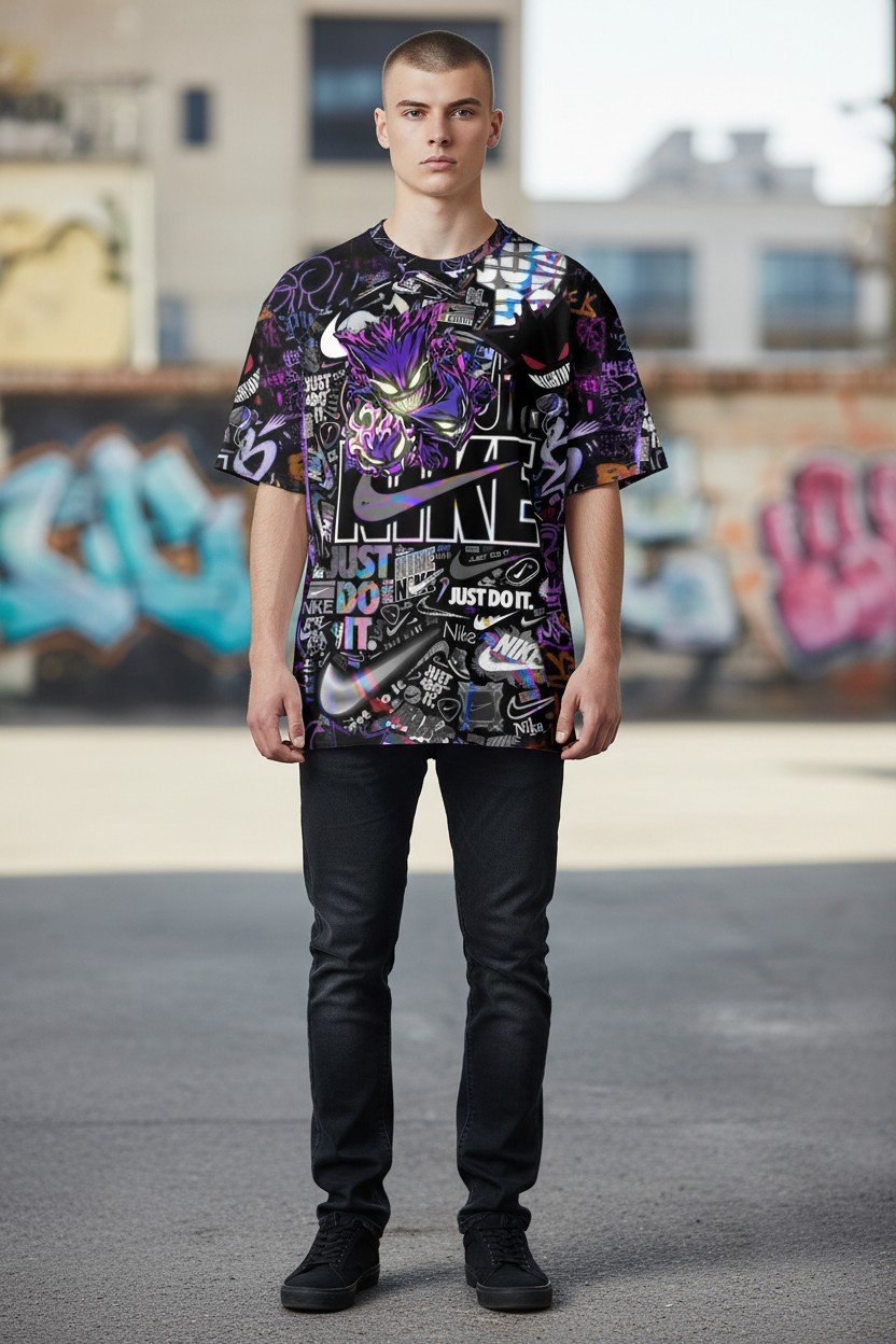 Urban Graffiti Graphic Tee