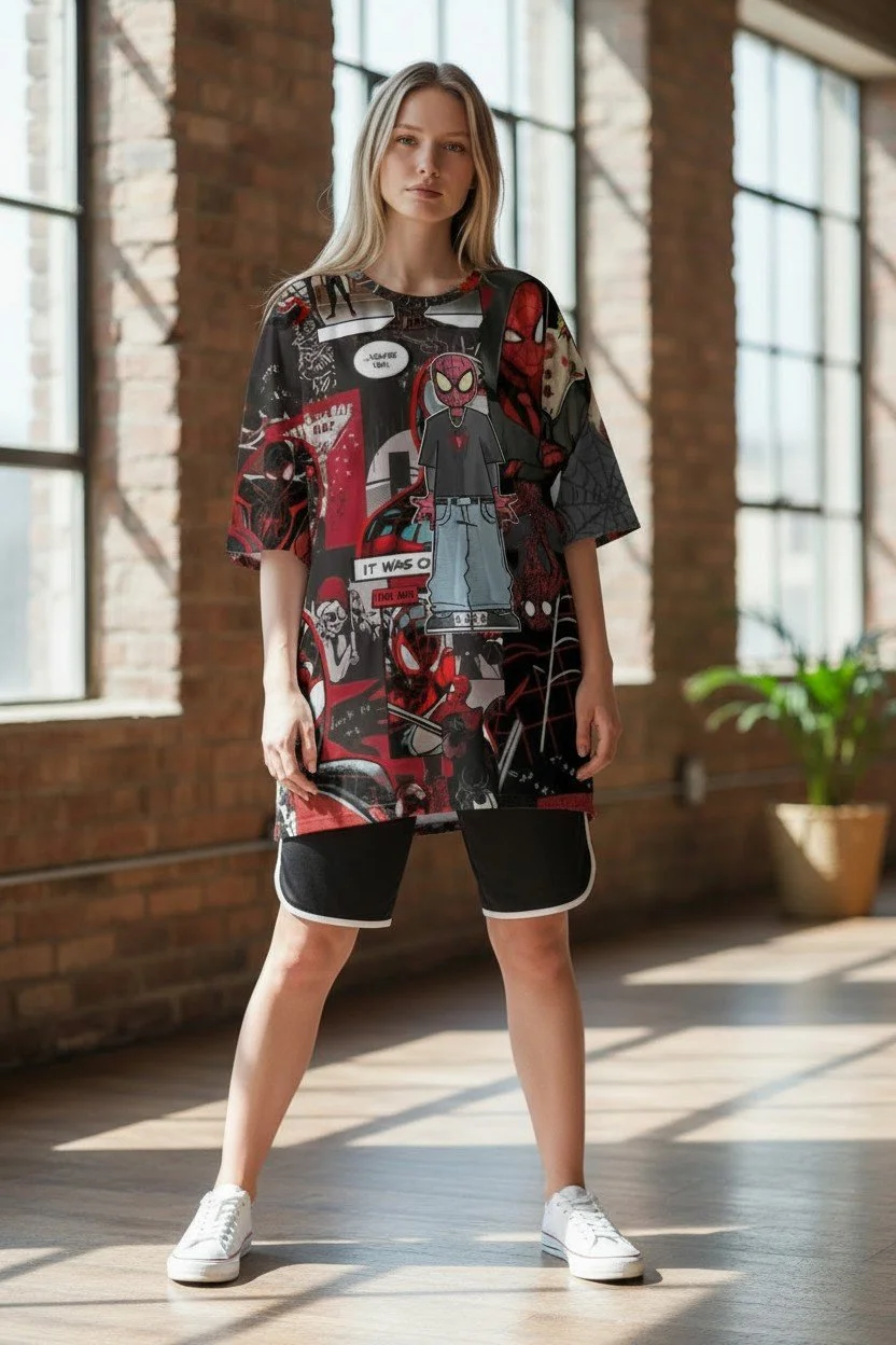 Hero Collage Graphic T-Shirt