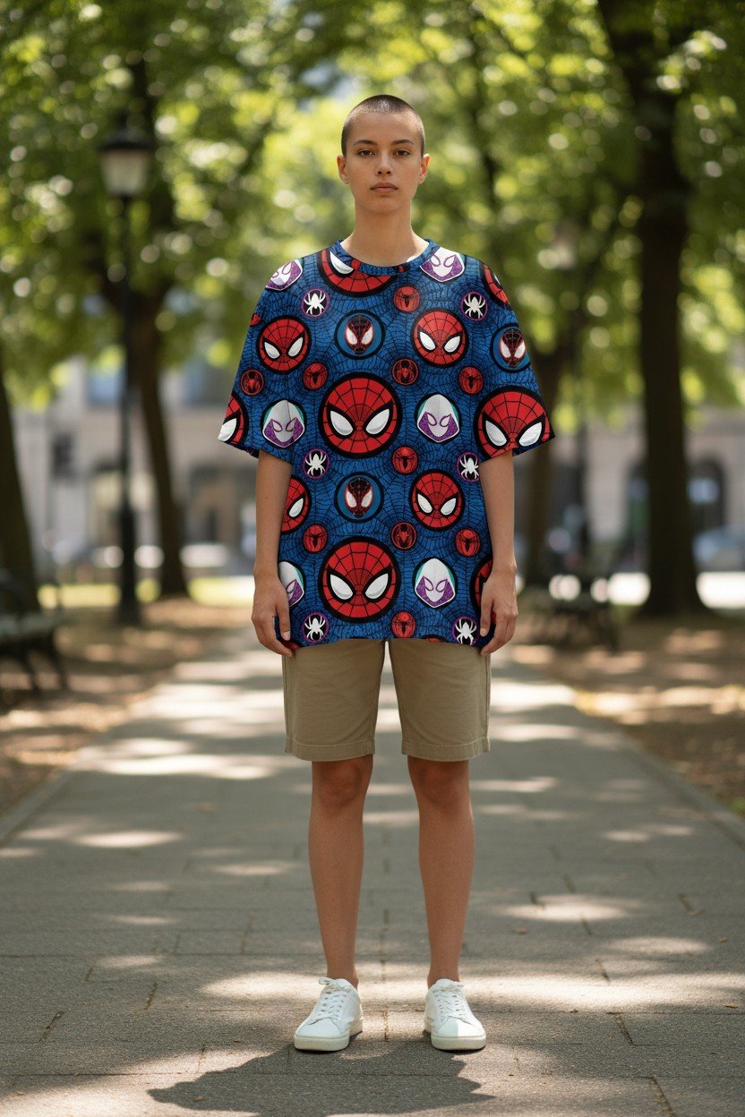 Unisex Superhero Graphic T-Shirt