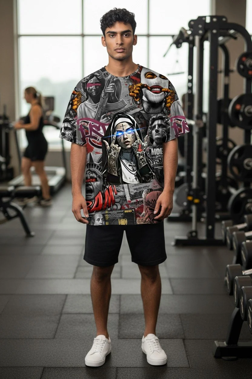 Graffiti Fusion Graphic Tee