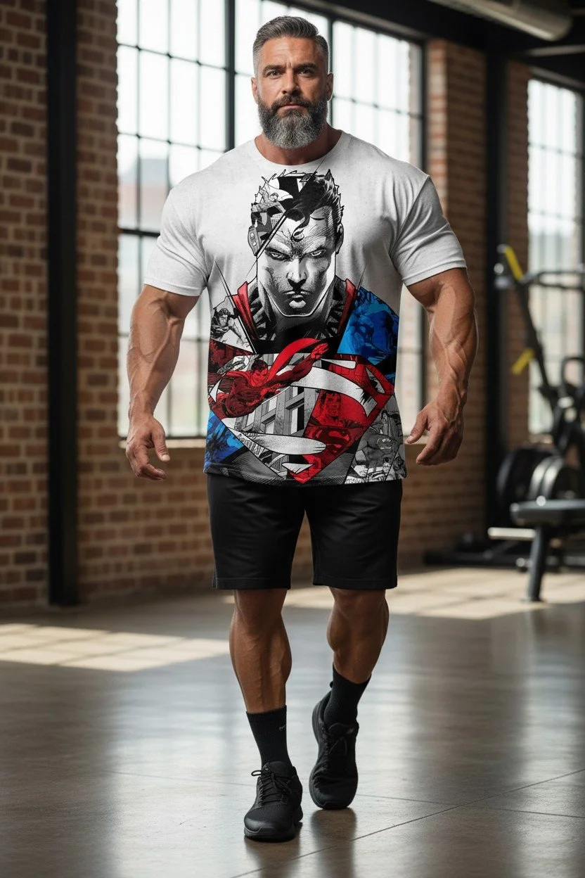 Superhero Graphic Performance T-Shirt