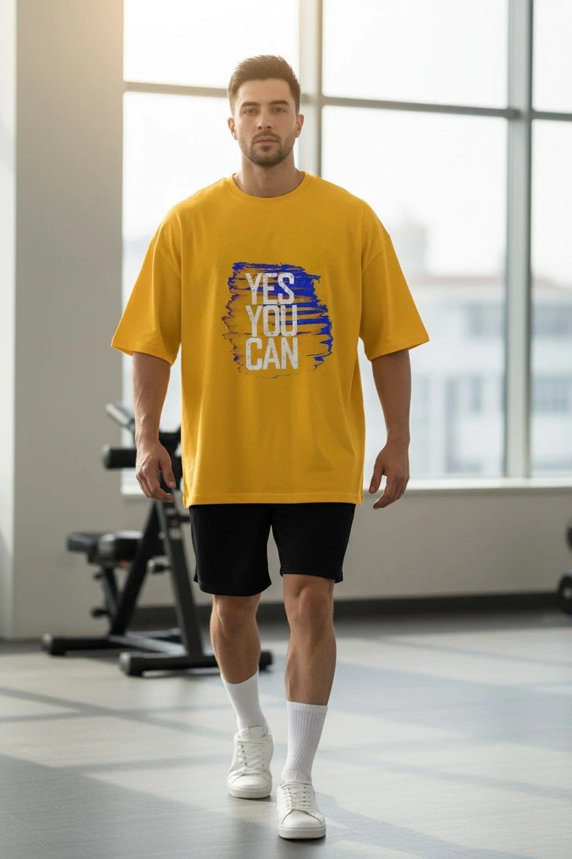 Unisex 'Yes You Can' Motivational T-Shirt