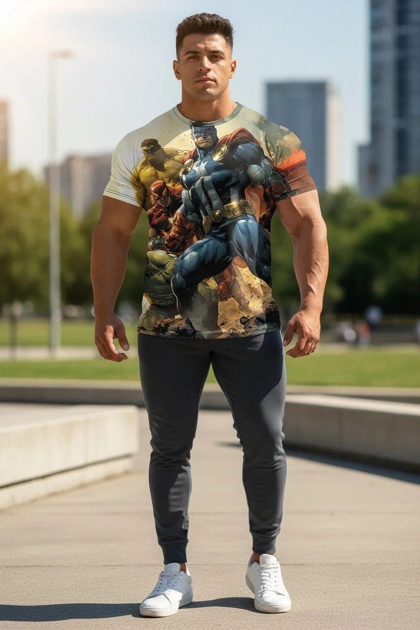 Superhero Graphic T-Shirt