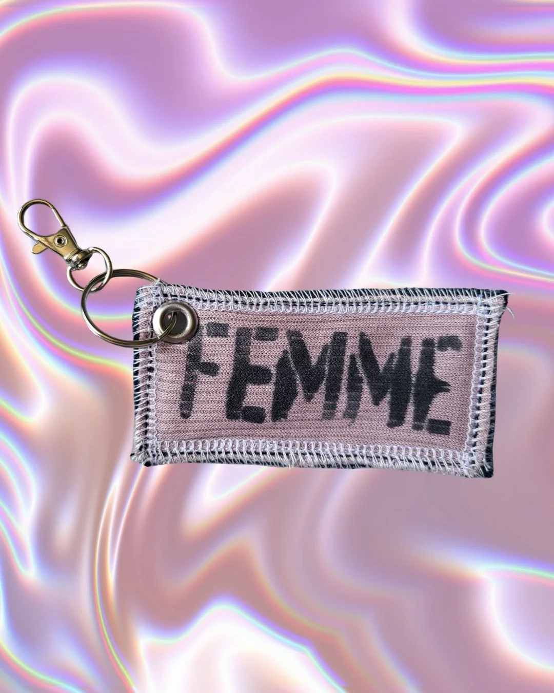 'Femme' Stencil Keychain