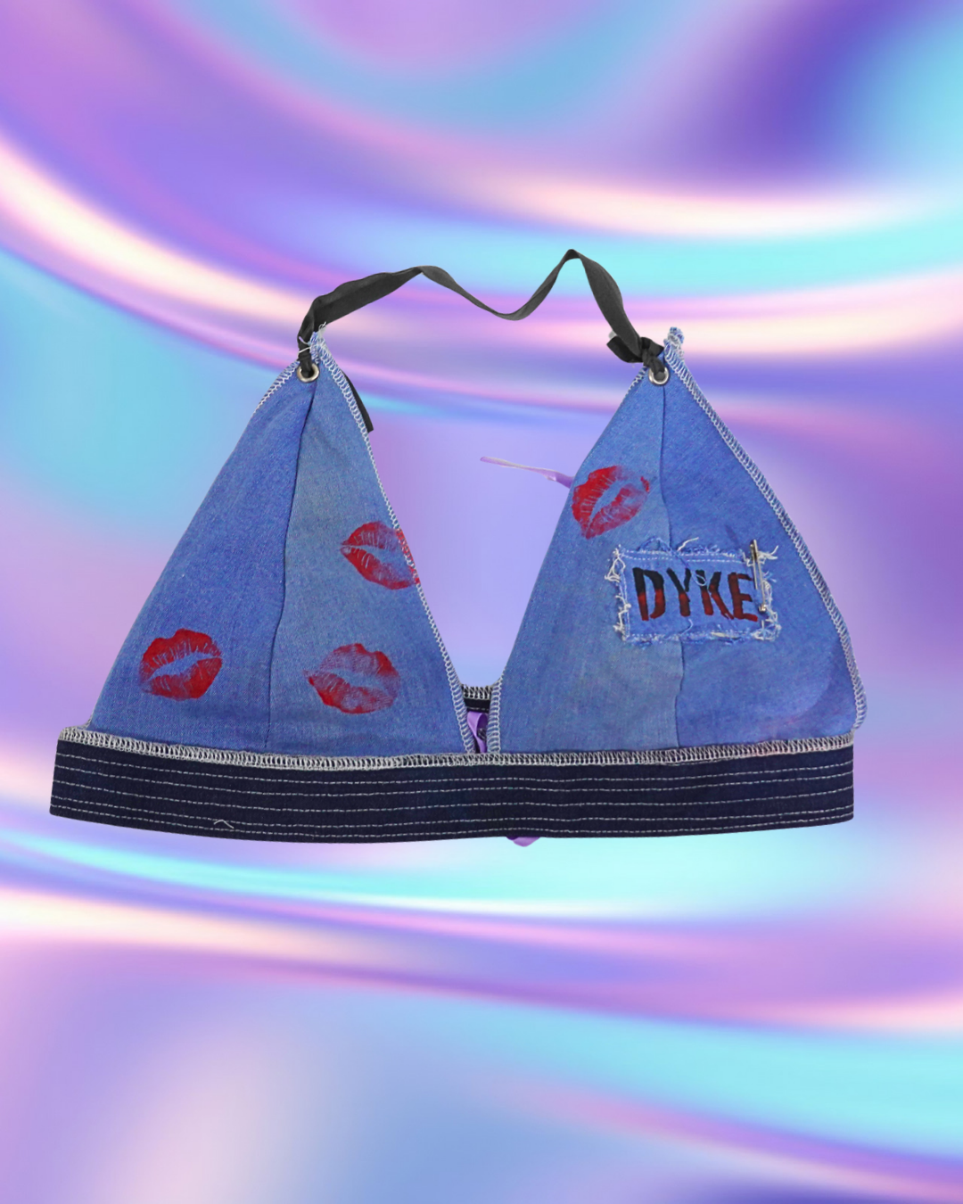 Denim Dyke Bra