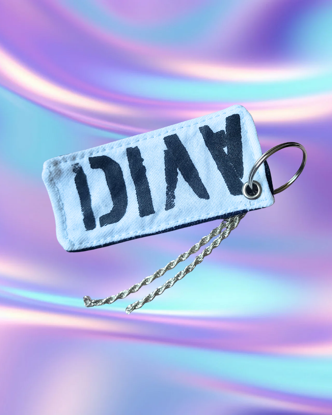 ‘Diva’ Stencil Keyring