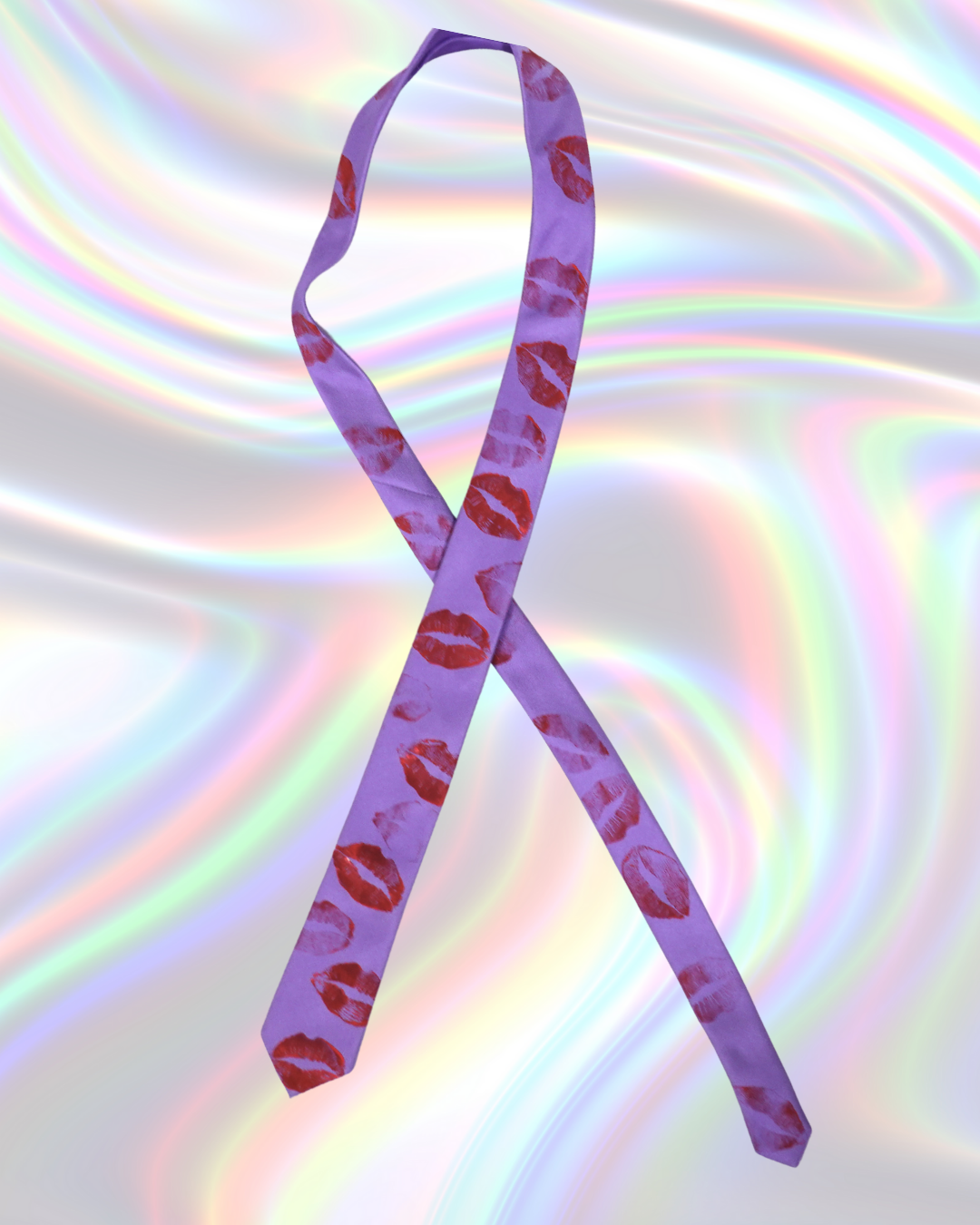 Purple Kiss Tie