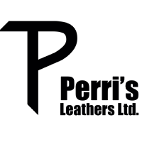 Logo for Perris Leather Ltd. with stylized 'P' and company name.