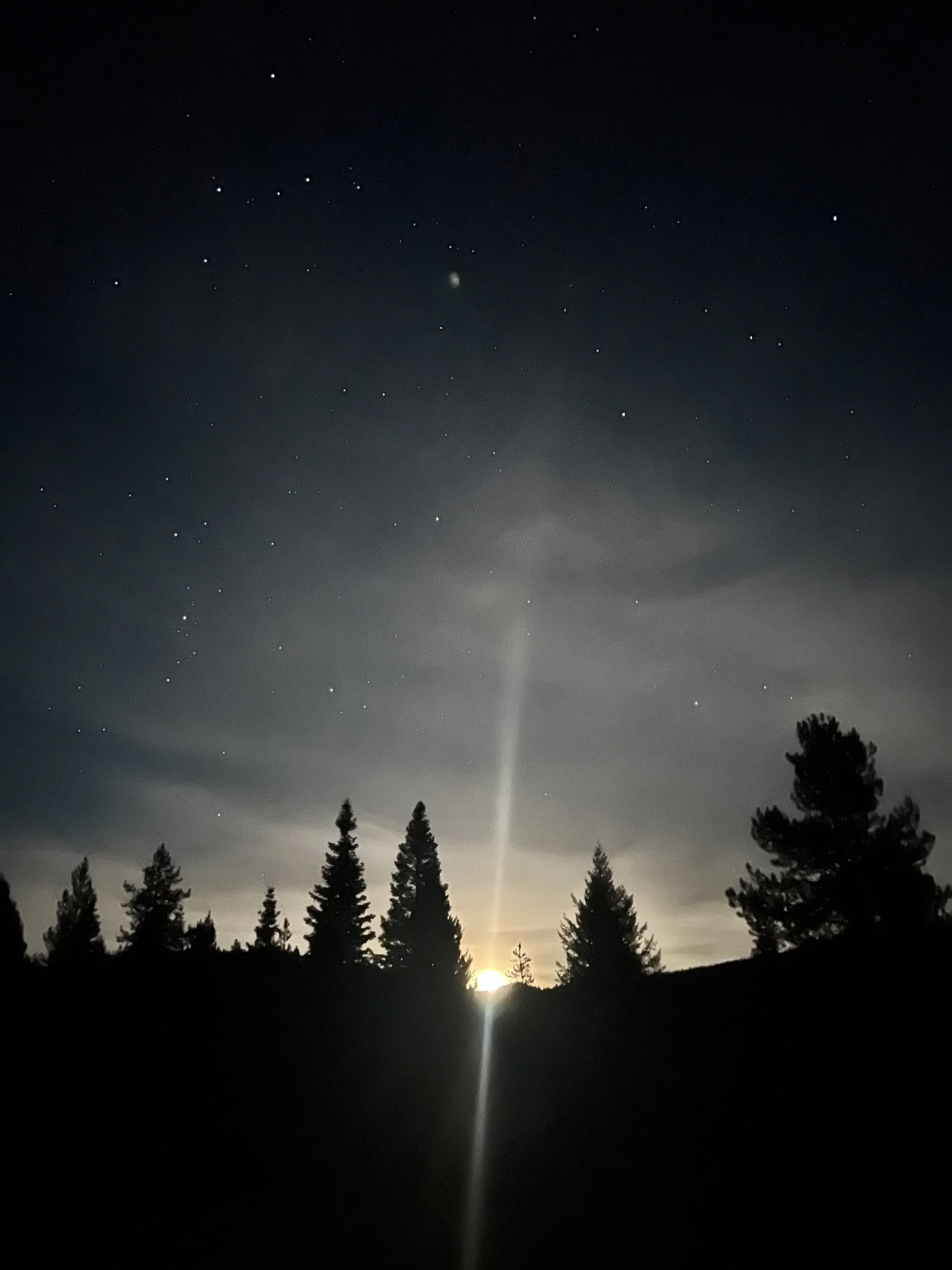 Nightime glow 
