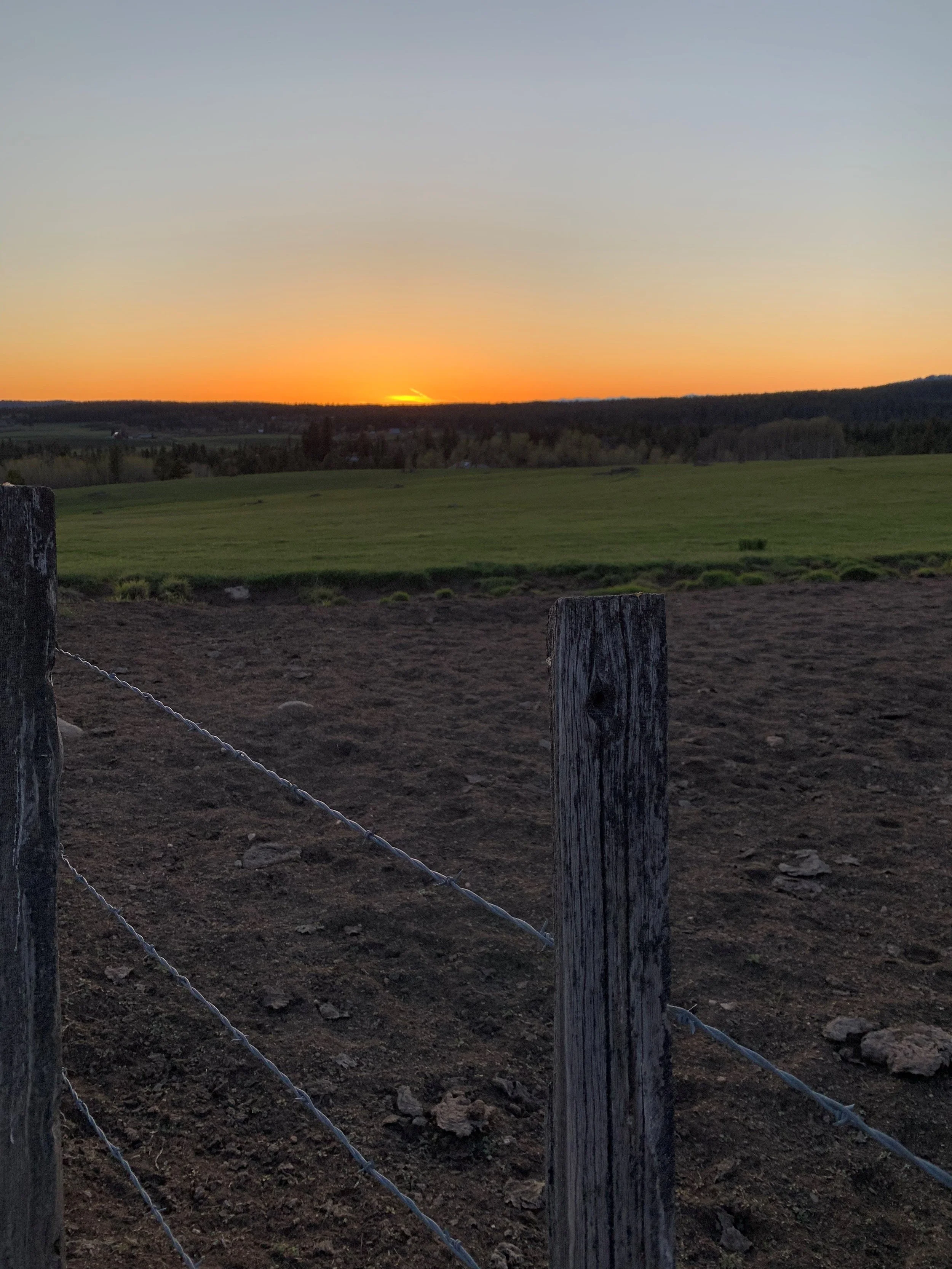 And the sun goes down