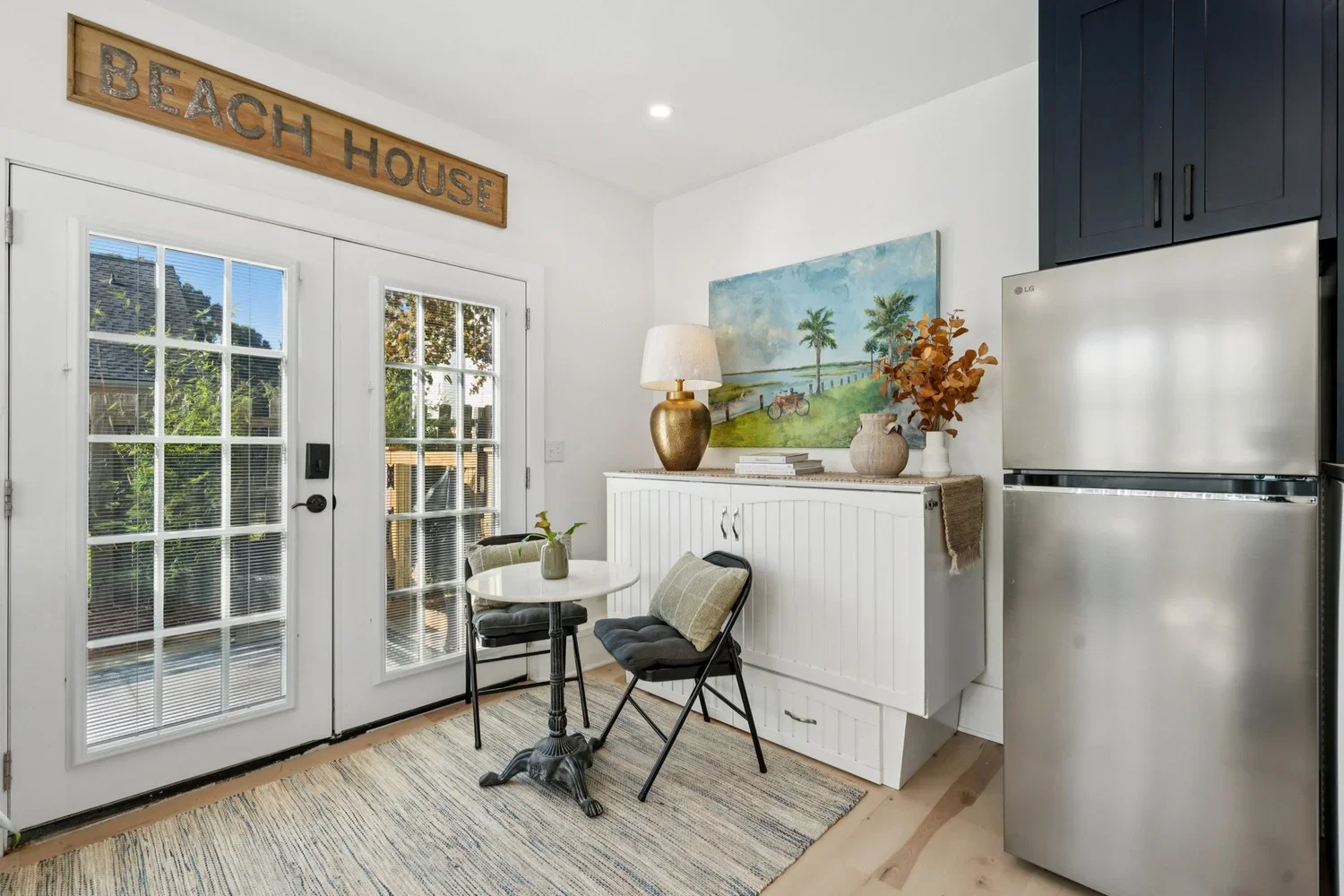 Bistro Table and Queen Murphy Bed (Copy)
