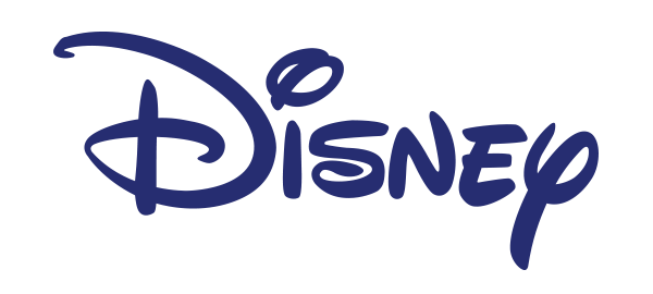 Disney logo in dark blue text on a transparent background.