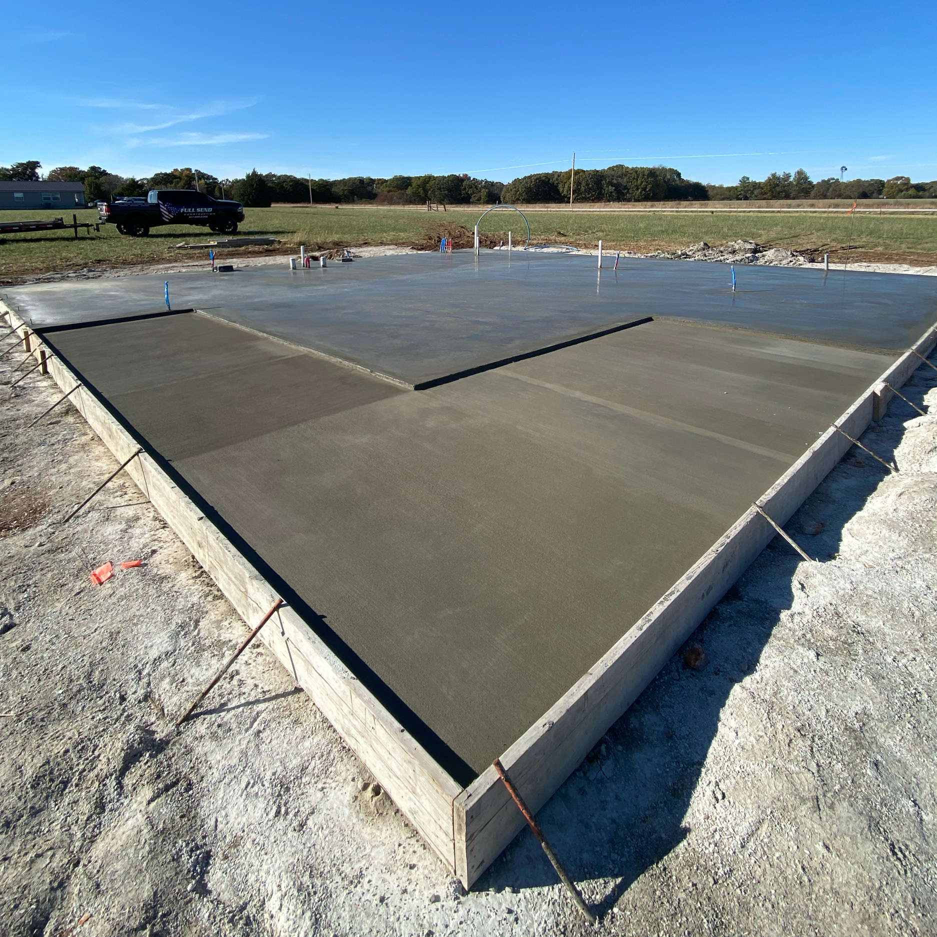 Residential concrete foundation work in St George Utah by Full Send Concrete