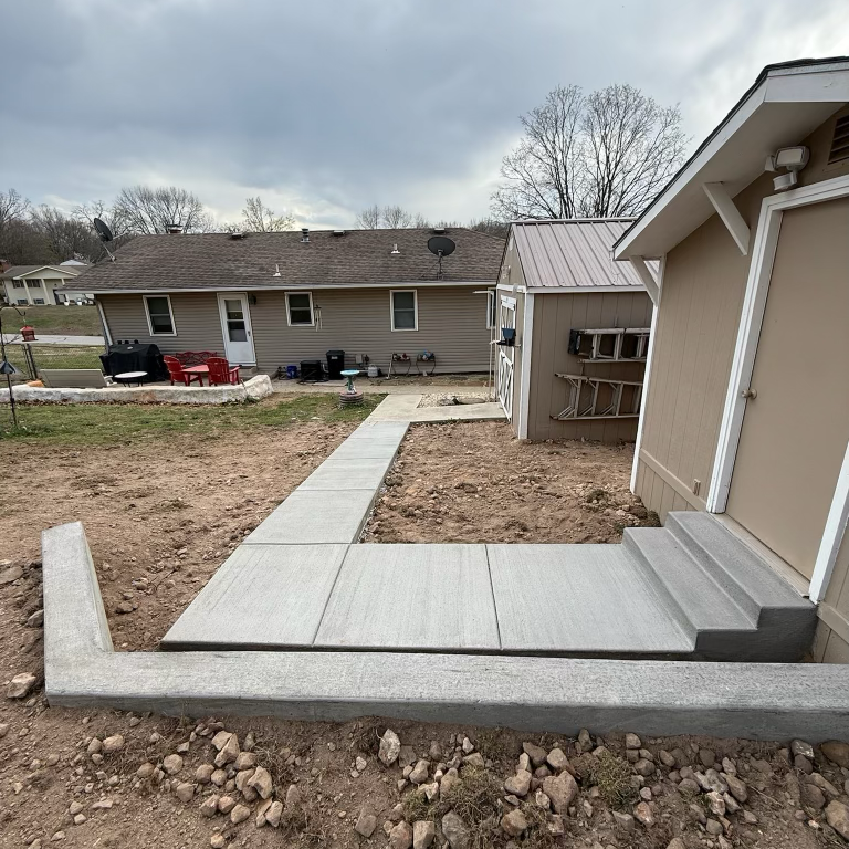 Concrete sidewalk contractor in St George Southern Utah by Full Send Concrete