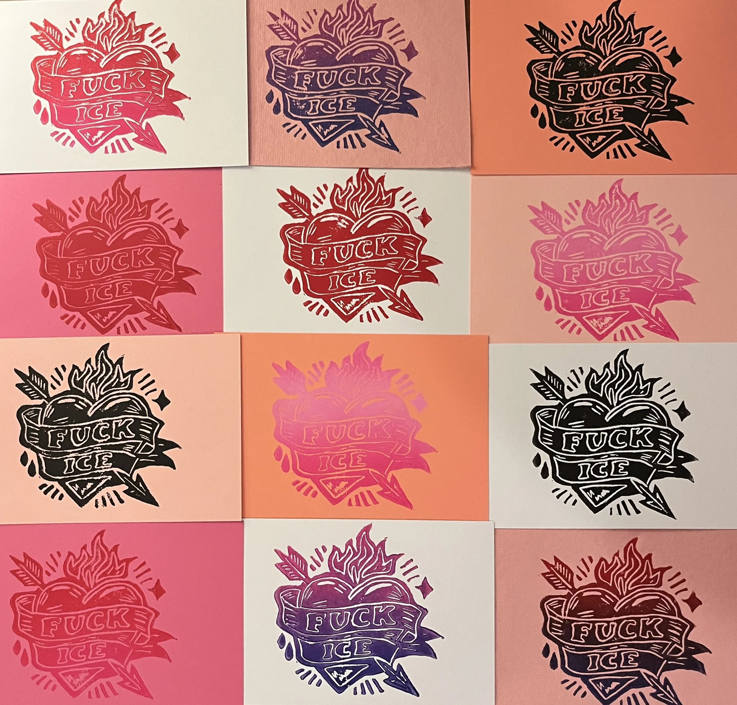 FUCK ICE (Prints). 2026