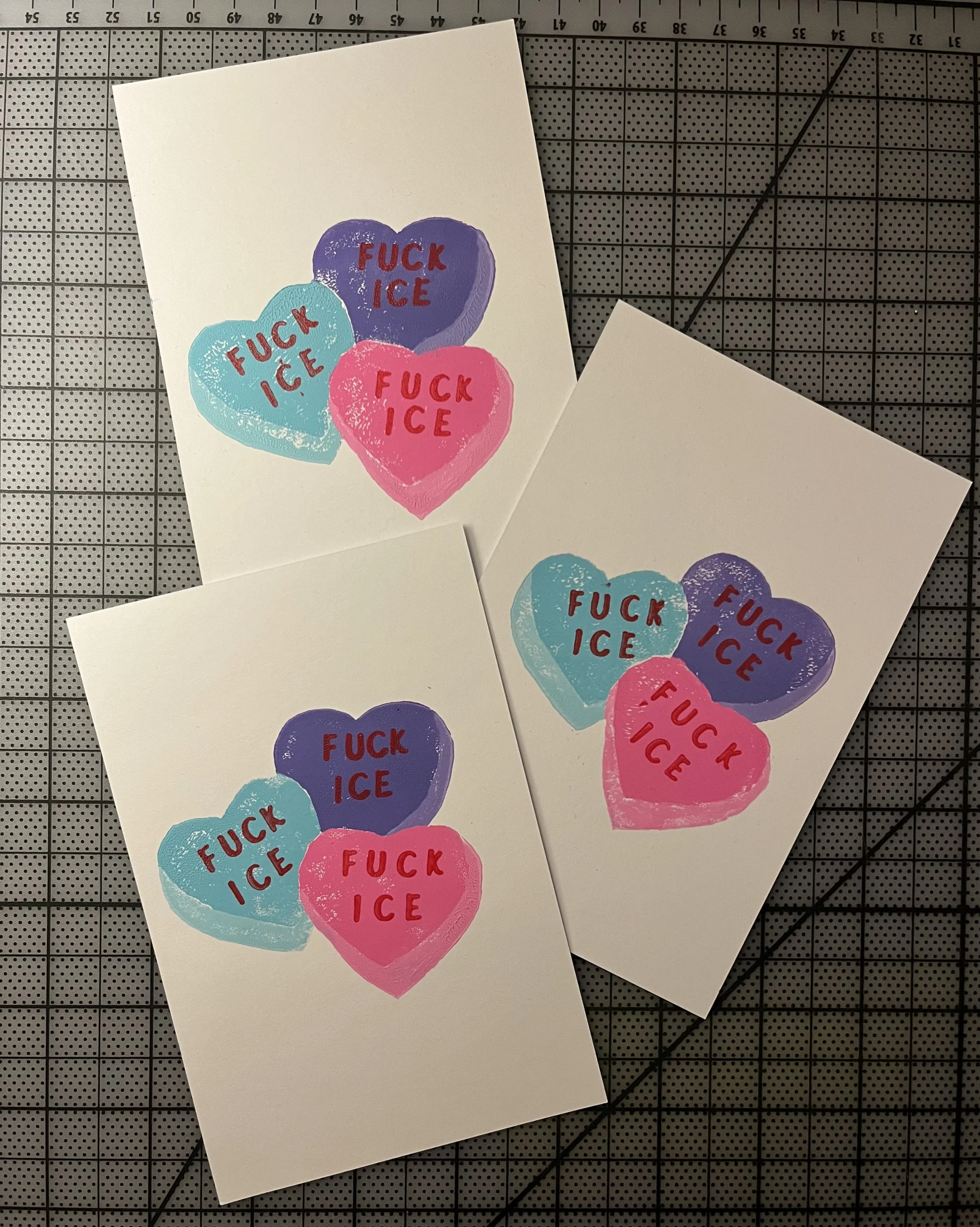 FUCK ICE Sweethearts (Prints), 2026