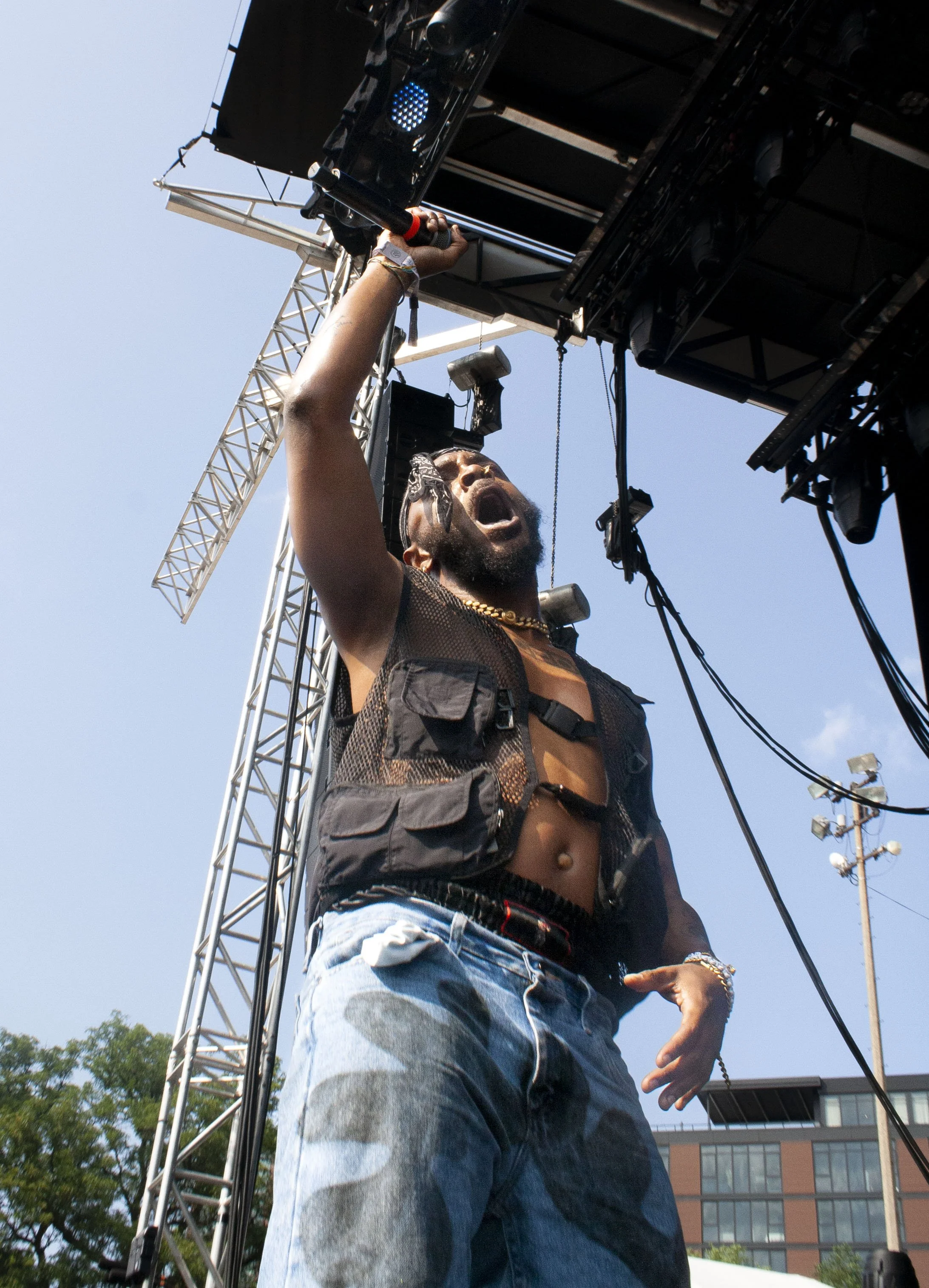 JPEGMAFIA at Pitchfork Music Festival 2023 for EMMIE Magazine