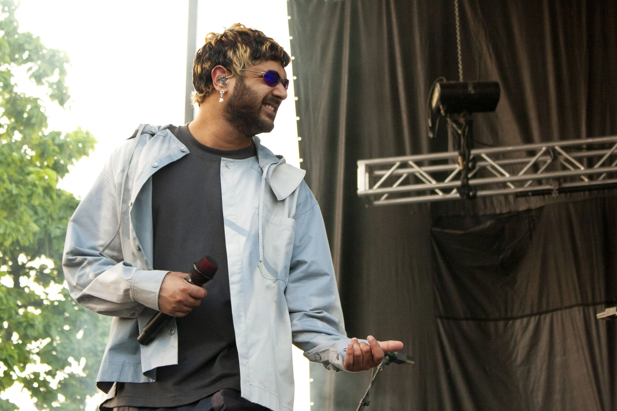 Jai Paul at Pitchfork Music Festival 2024 for WSUM 91.7 FM
