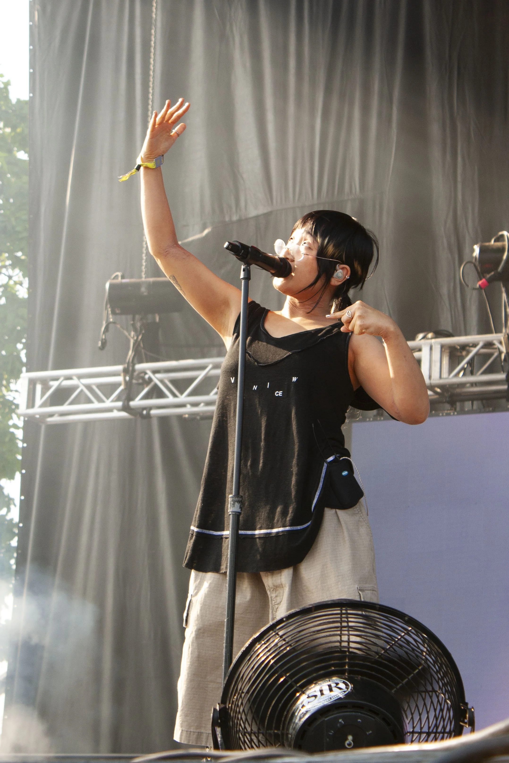 Yaeji at Pitchfork Music Festival 2023 for EMMIE Magazine
