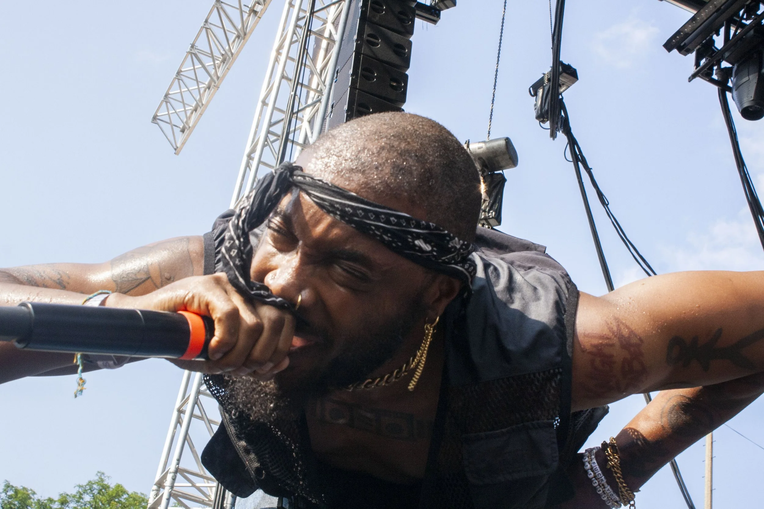JPEGMAFIA at Pitchfork Music Festival 2023 for EMMIE Magazine