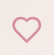 Pink heart icon