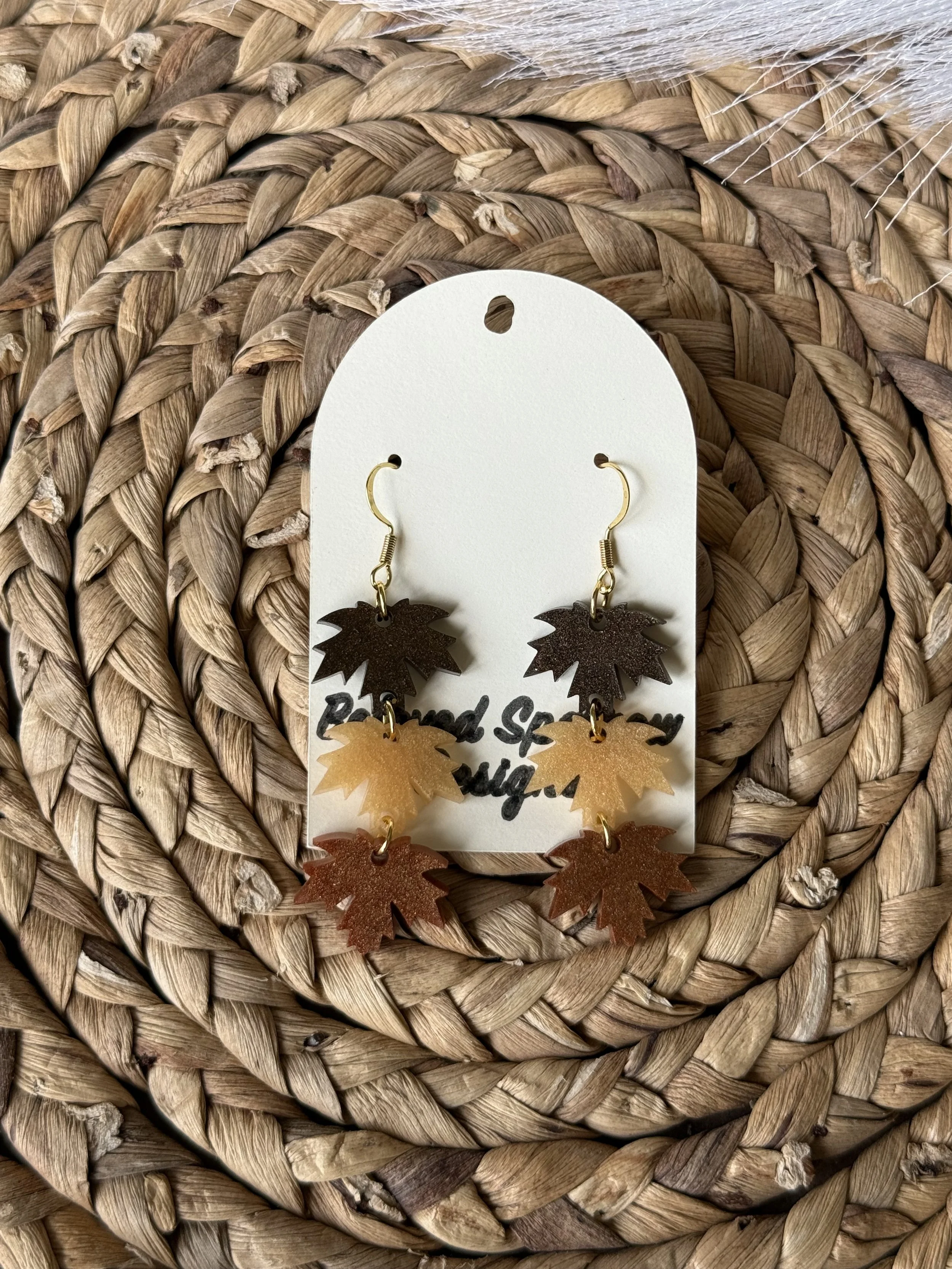 Maple Leaf Stack Dangle 6
