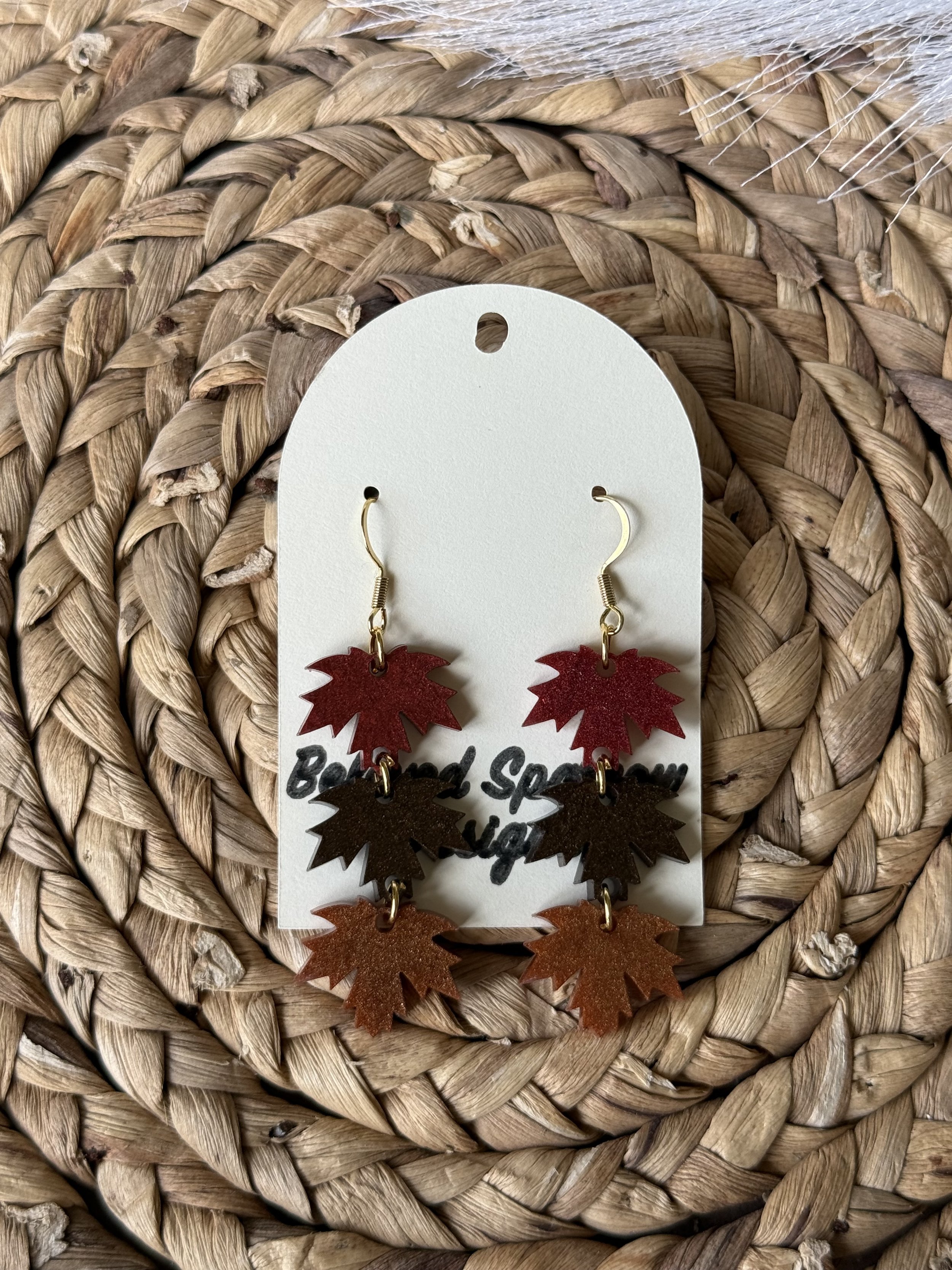 Maple Leaf Stack Dangle 4