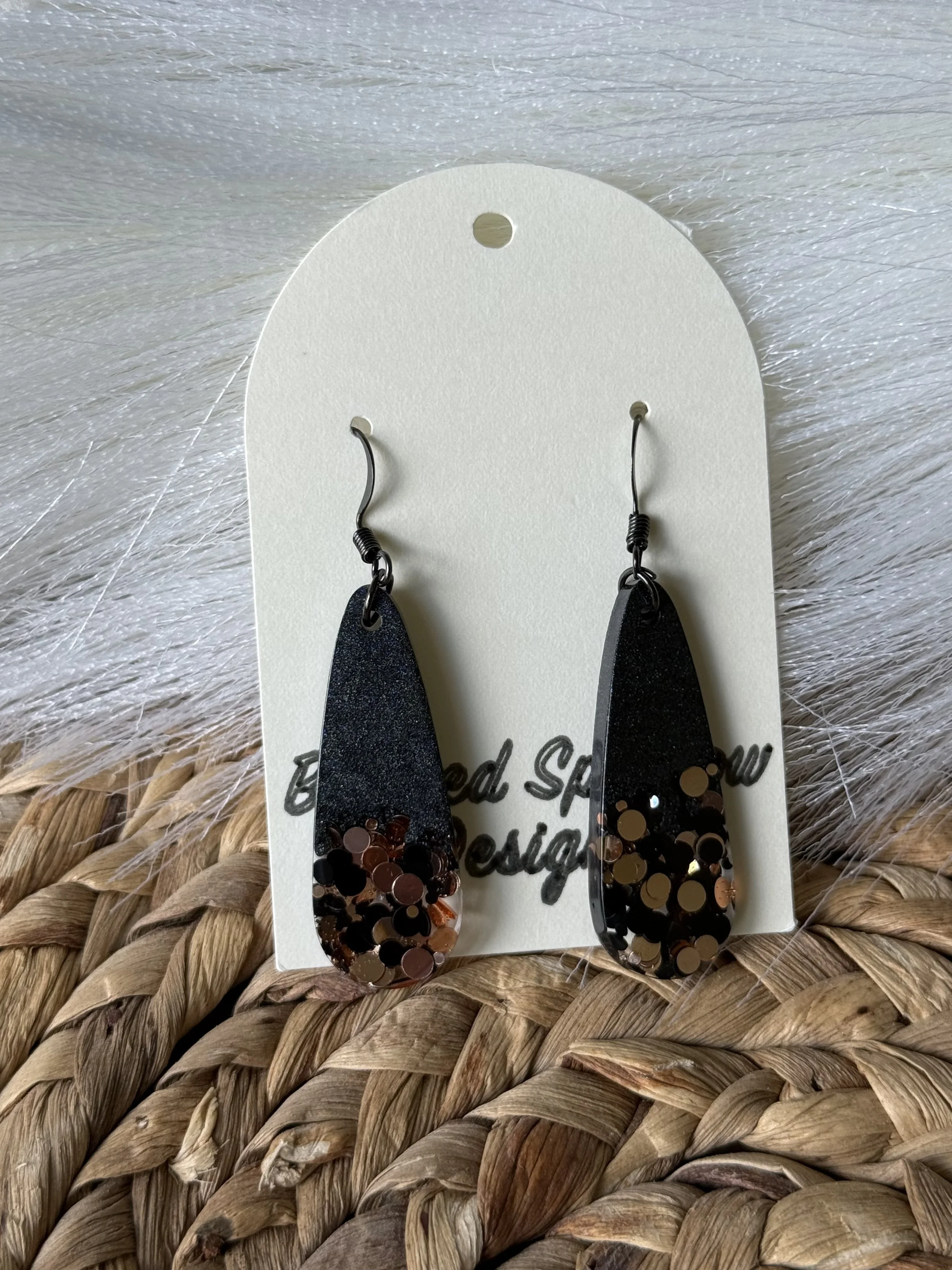 The Gilded Espresso Drop Dangle