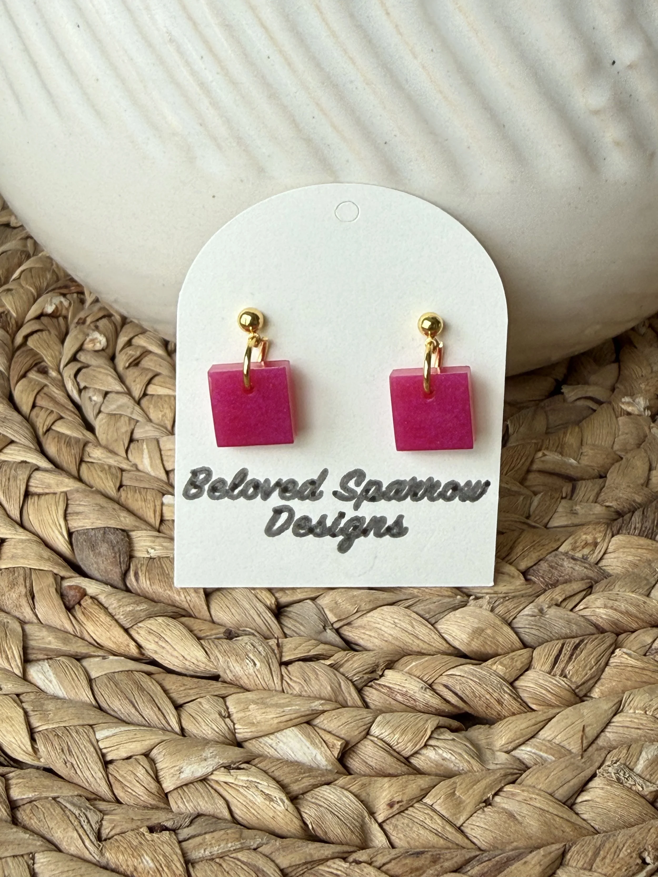 Dainty Square Dangle