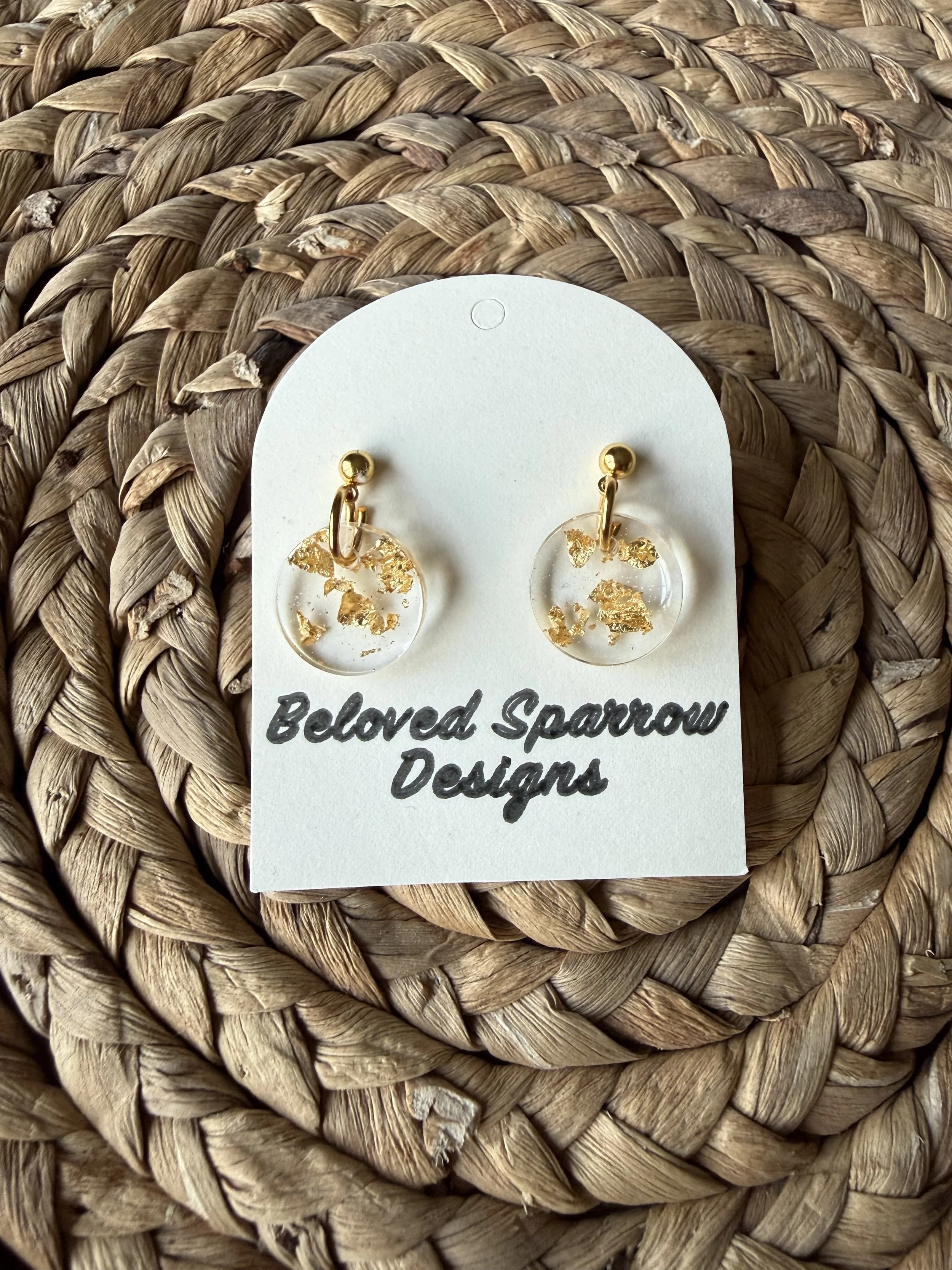 Golden Hour Button Dangle