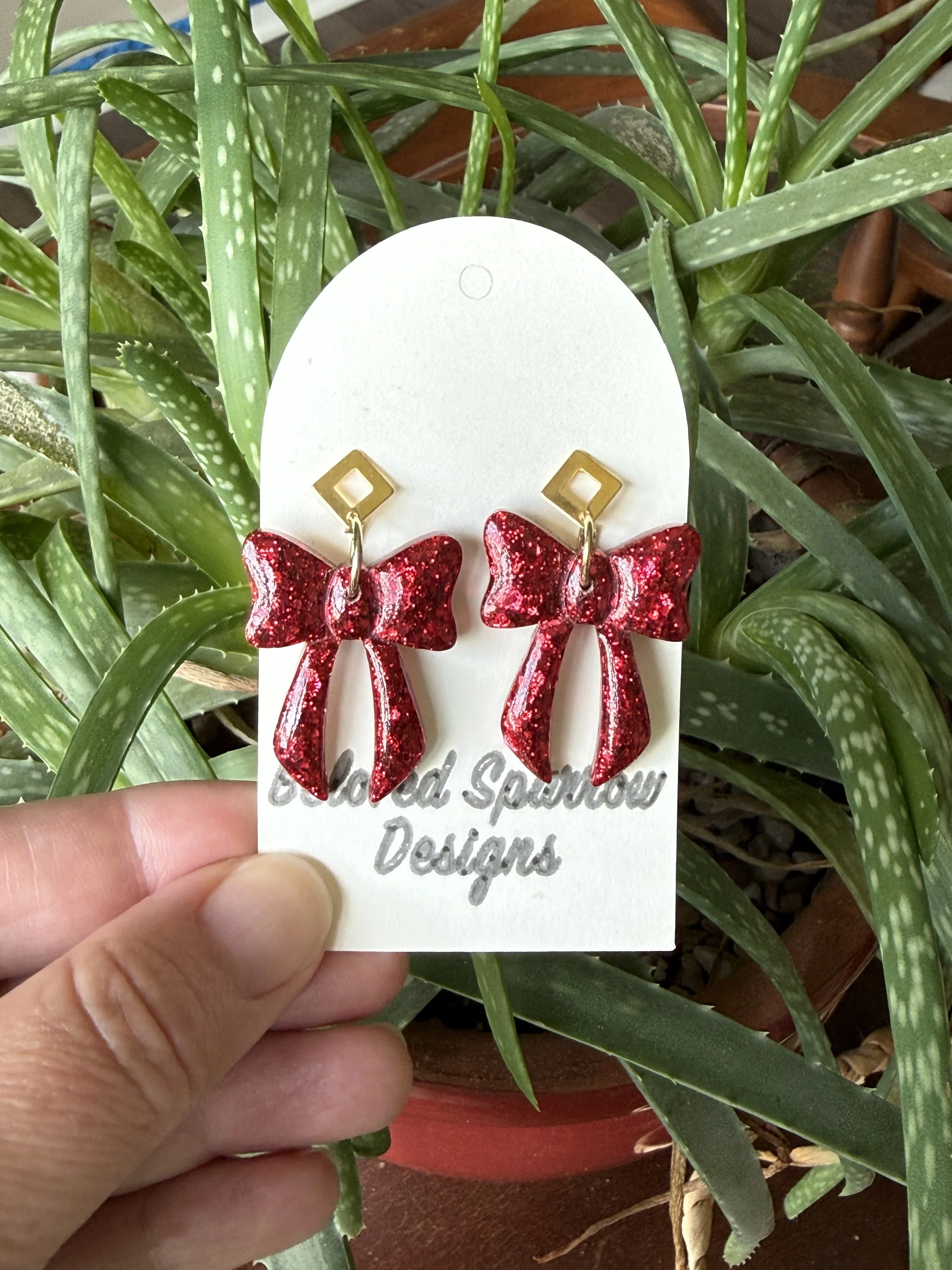 Large Bow Dangle 3