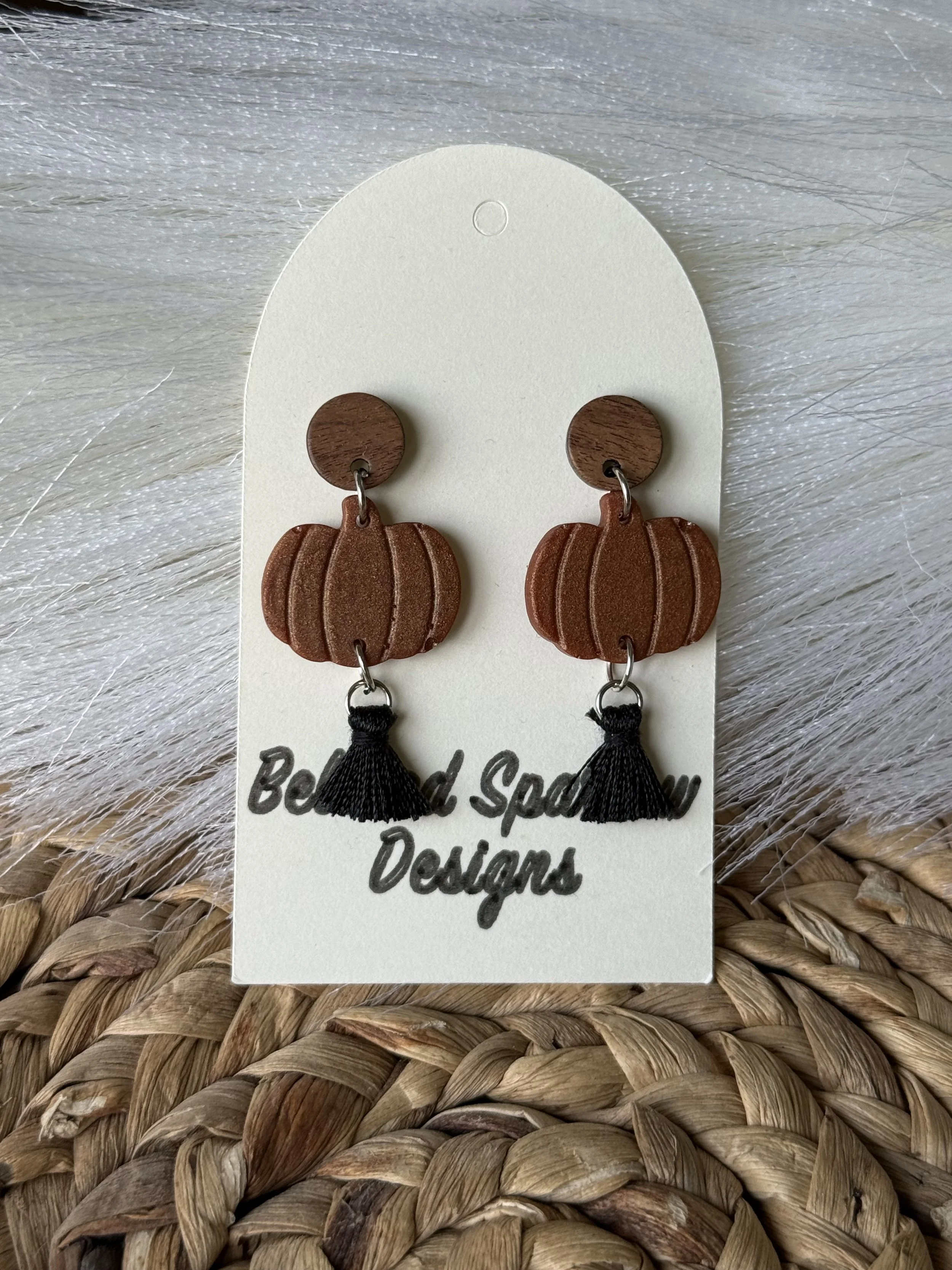 Pumpkin Tassel Dangle