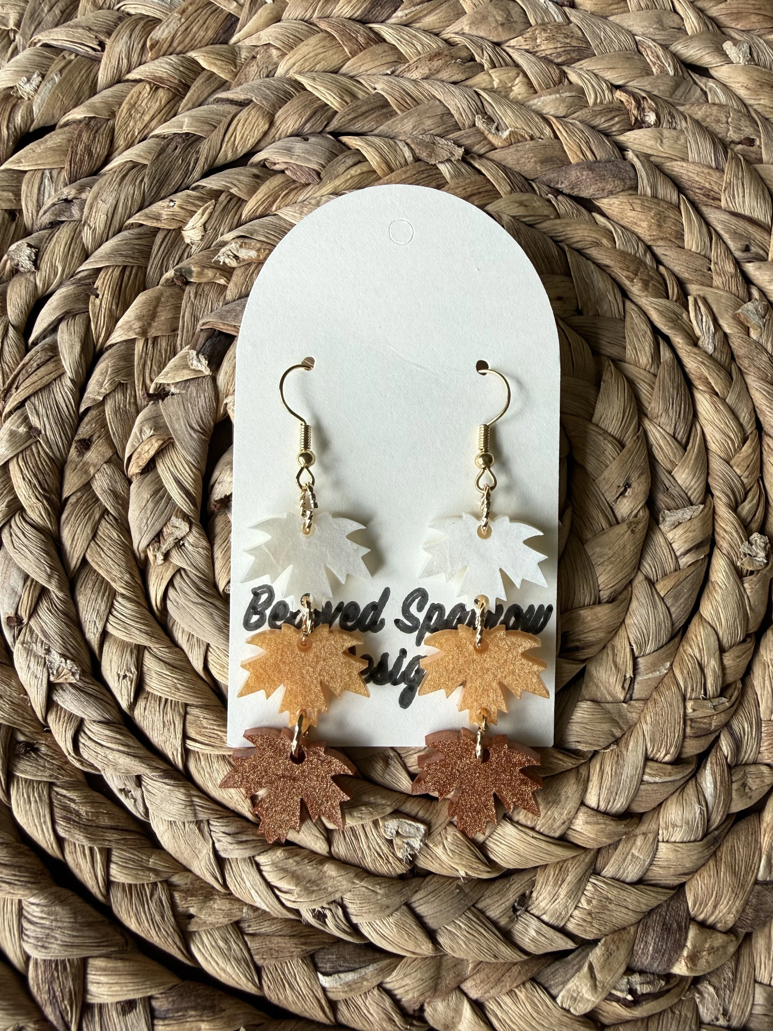 Maple Leaf Stack Dangle 9