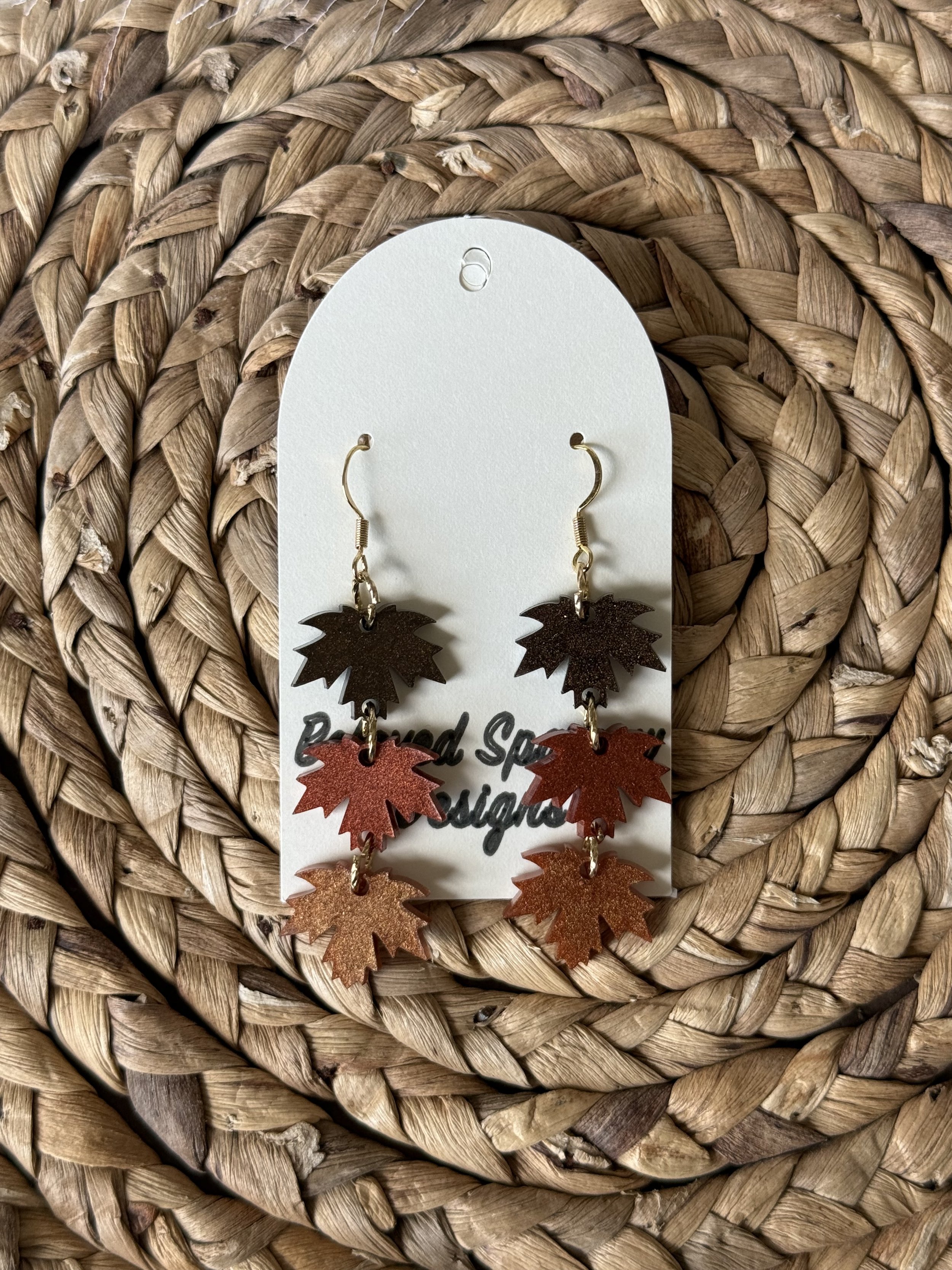 Maple Leaf Stack Dangle 8
