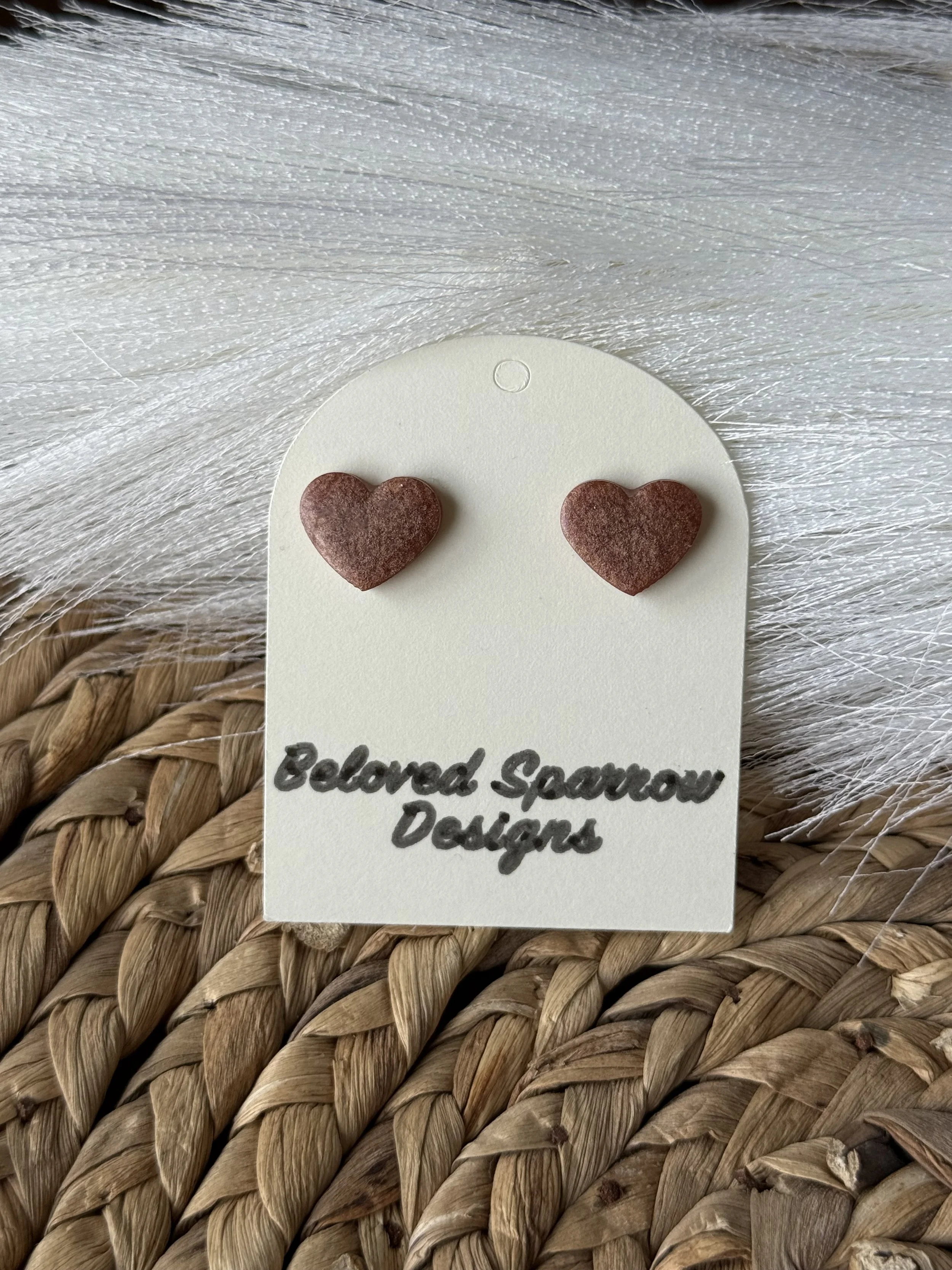Simple Heart Studs 1