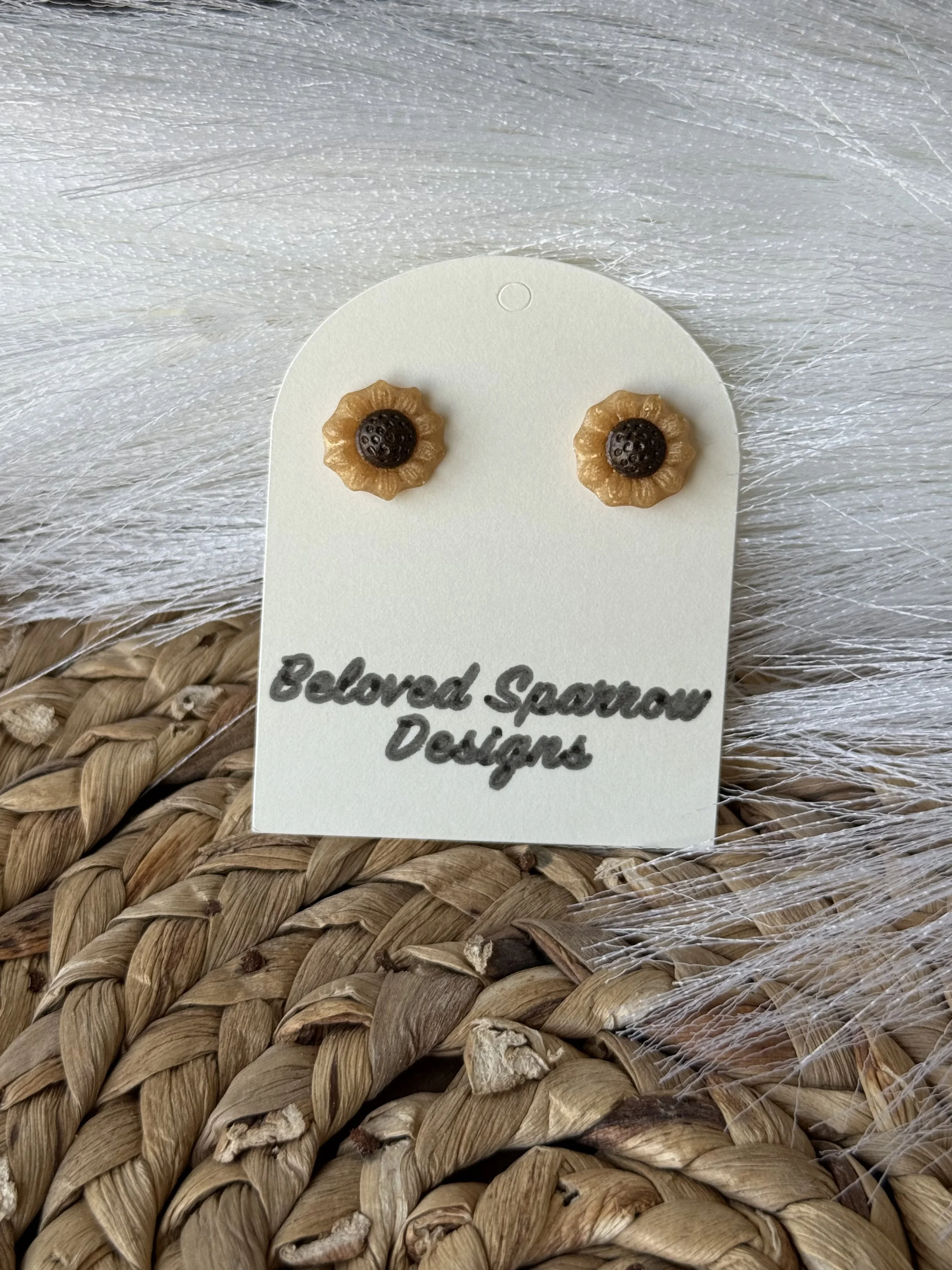 Mini Sunflower Studs