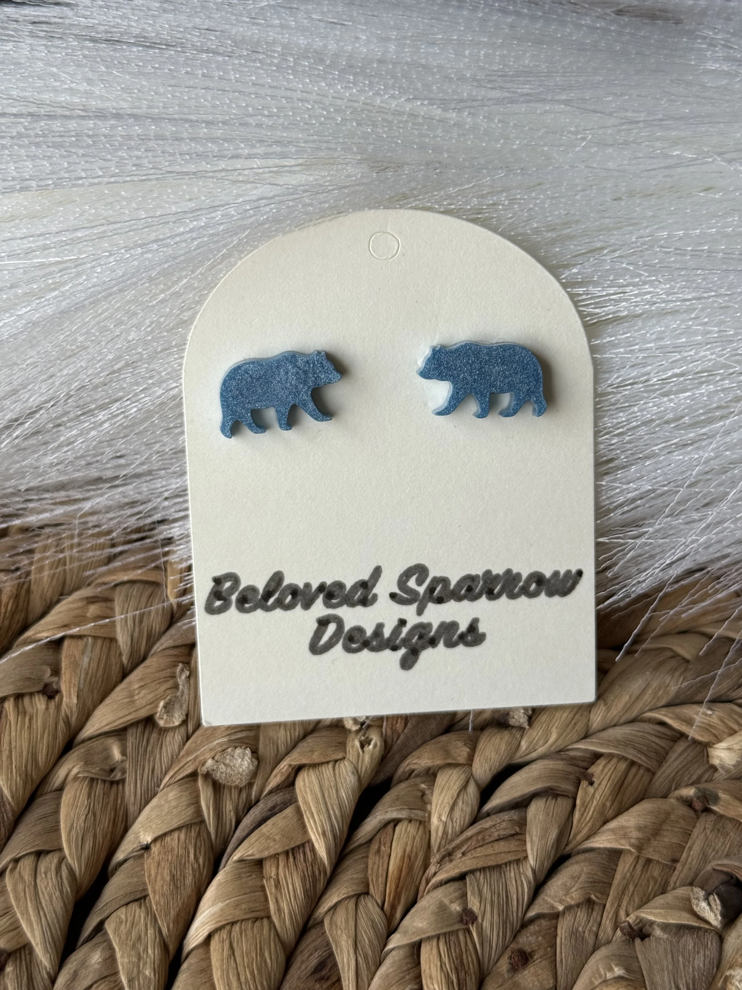 Blue Bear Studs