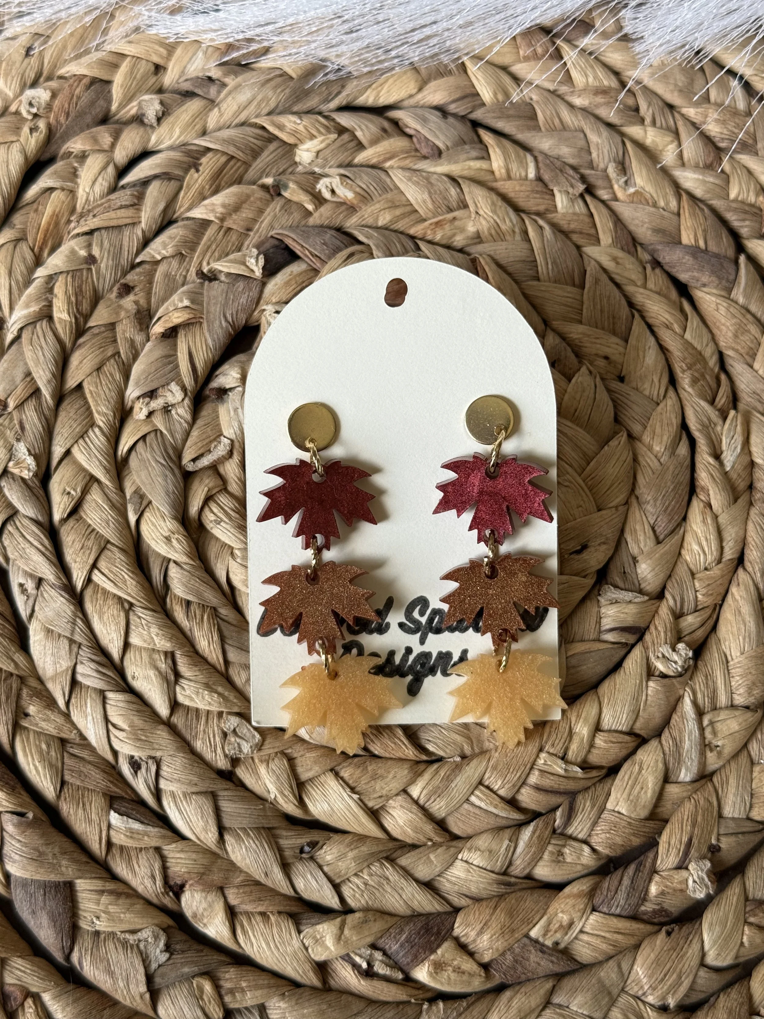 Maple Leaf Stack Dangle 2
