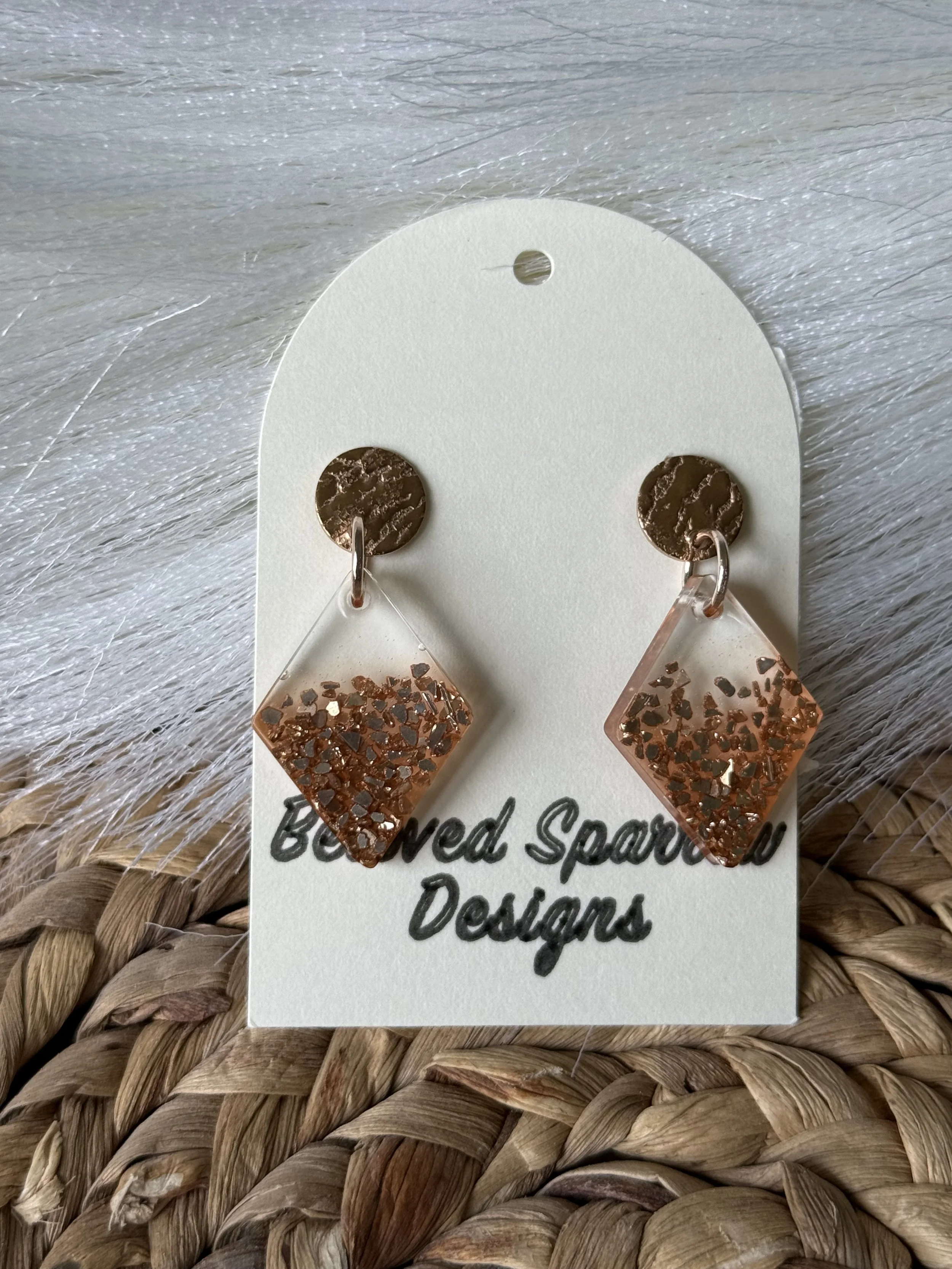 Champagne Diamond Dangle